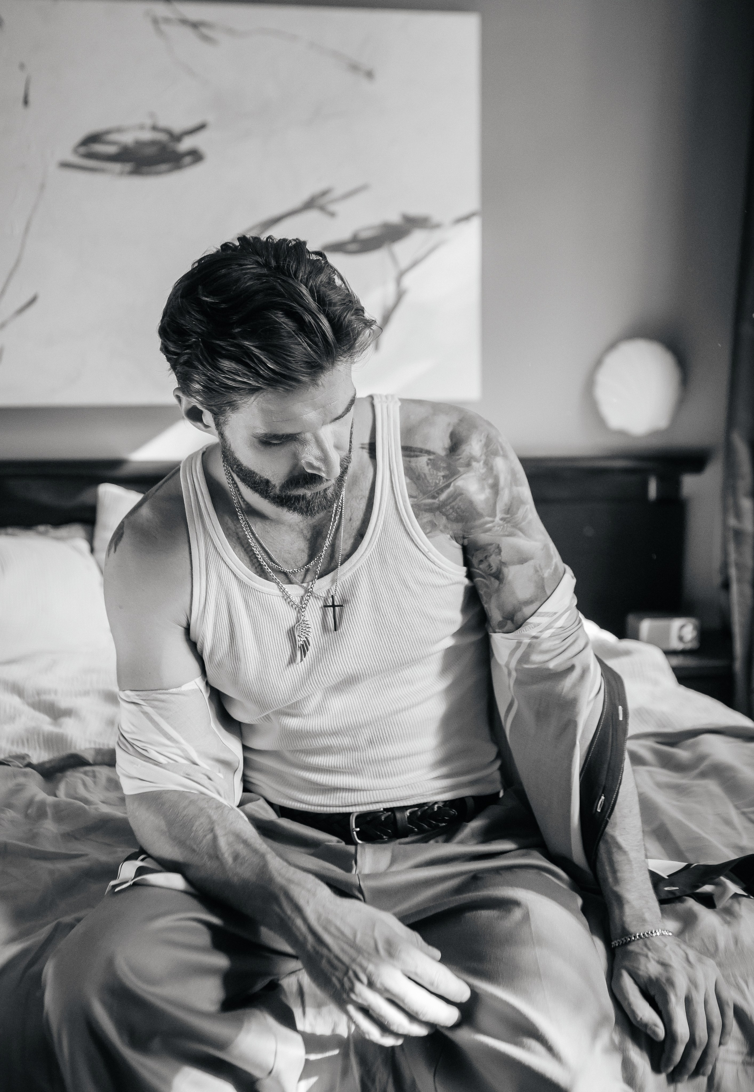 Мужской портрет «мысли не дают мне покоя». Свадебный и семейный фотограф Ибрагимова Мария из Екатеринбурга