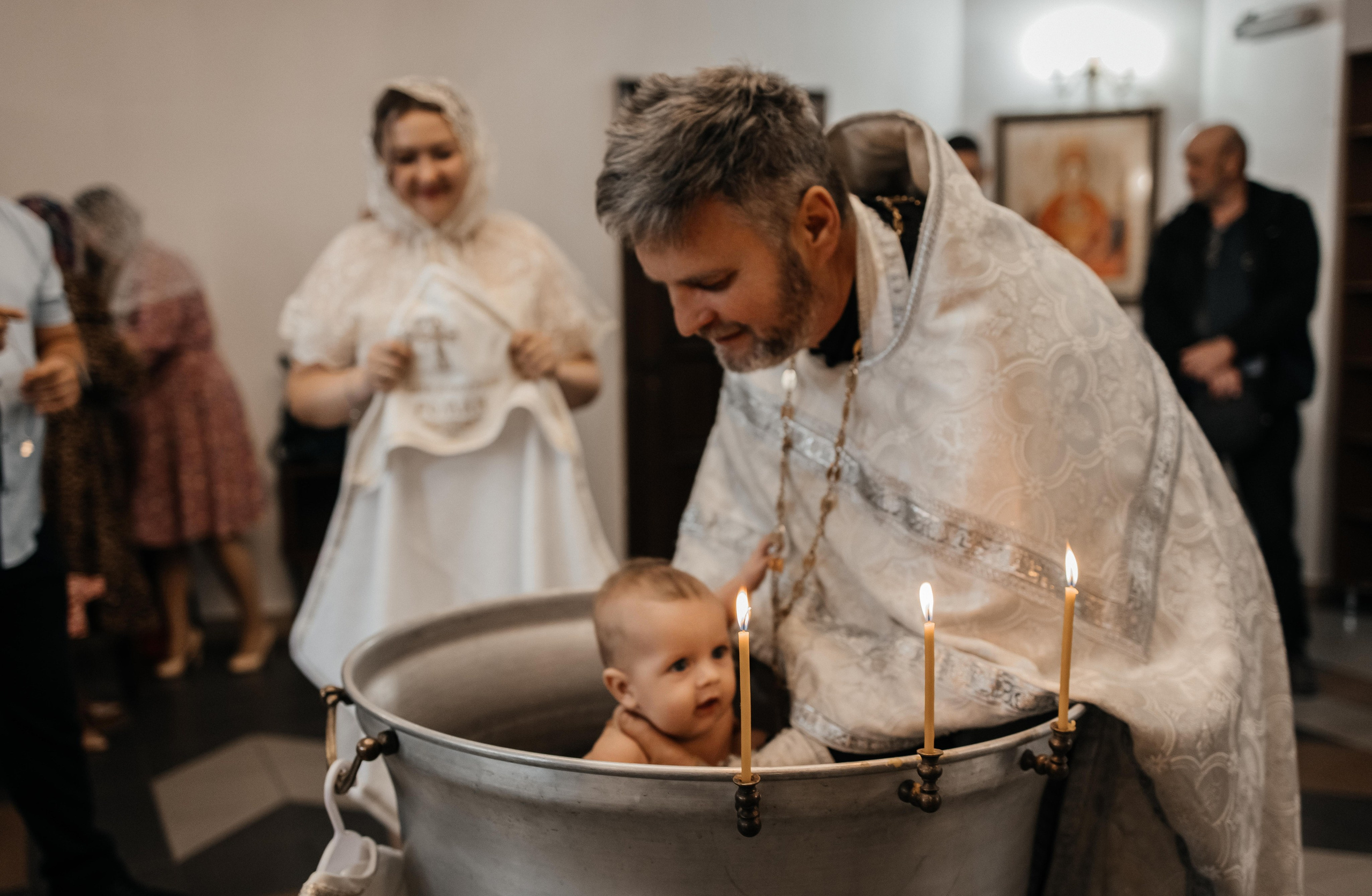 Крещение Ромы. Свадебный и семейный фотограф Яна Стражева. Волгоград, Москва