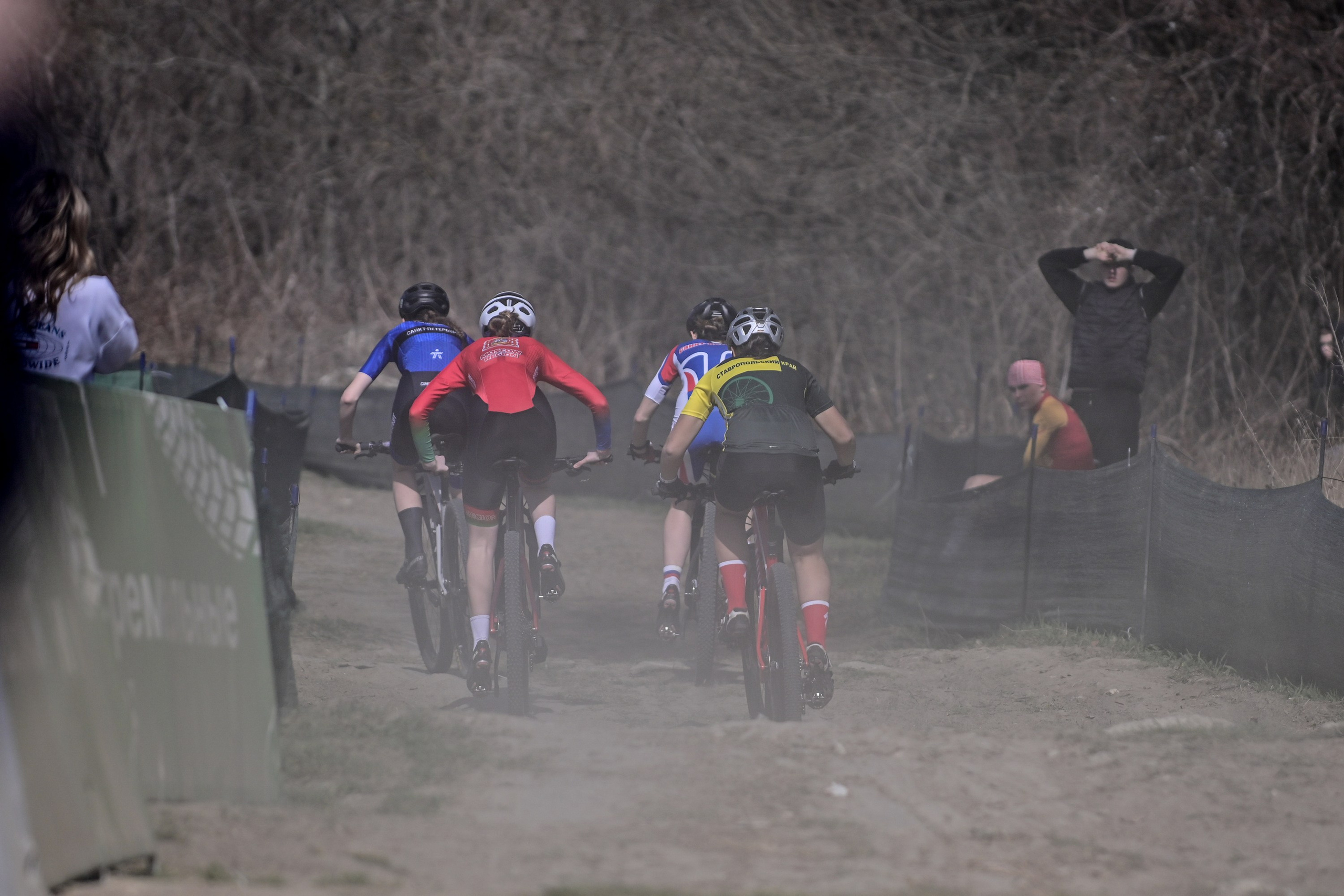 Маунтинбайк, кросс-кантри в Архипо-Осиповке 16 марта 2025. Спортивный фотограф, фотожурналист Павел Ларькин