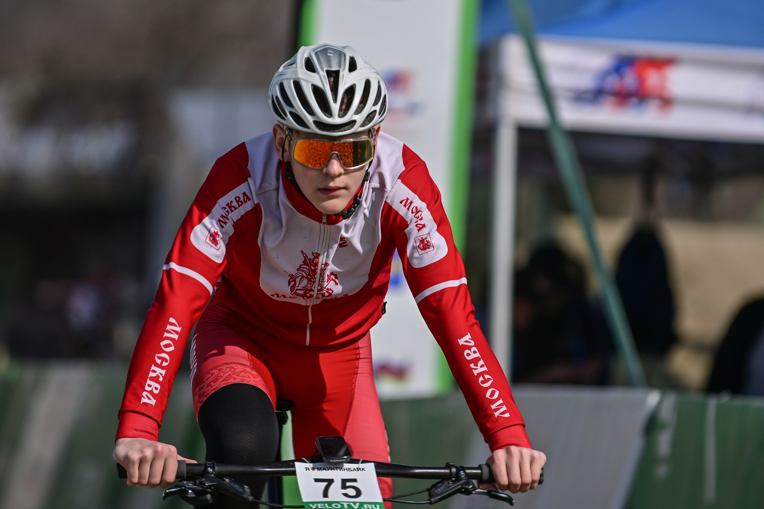 Маунтинбайк, кросс-кантри в Архипо-Осиповке 16 марта 2025. Спортивный фотограф, фотожурналист Павел Ларькин