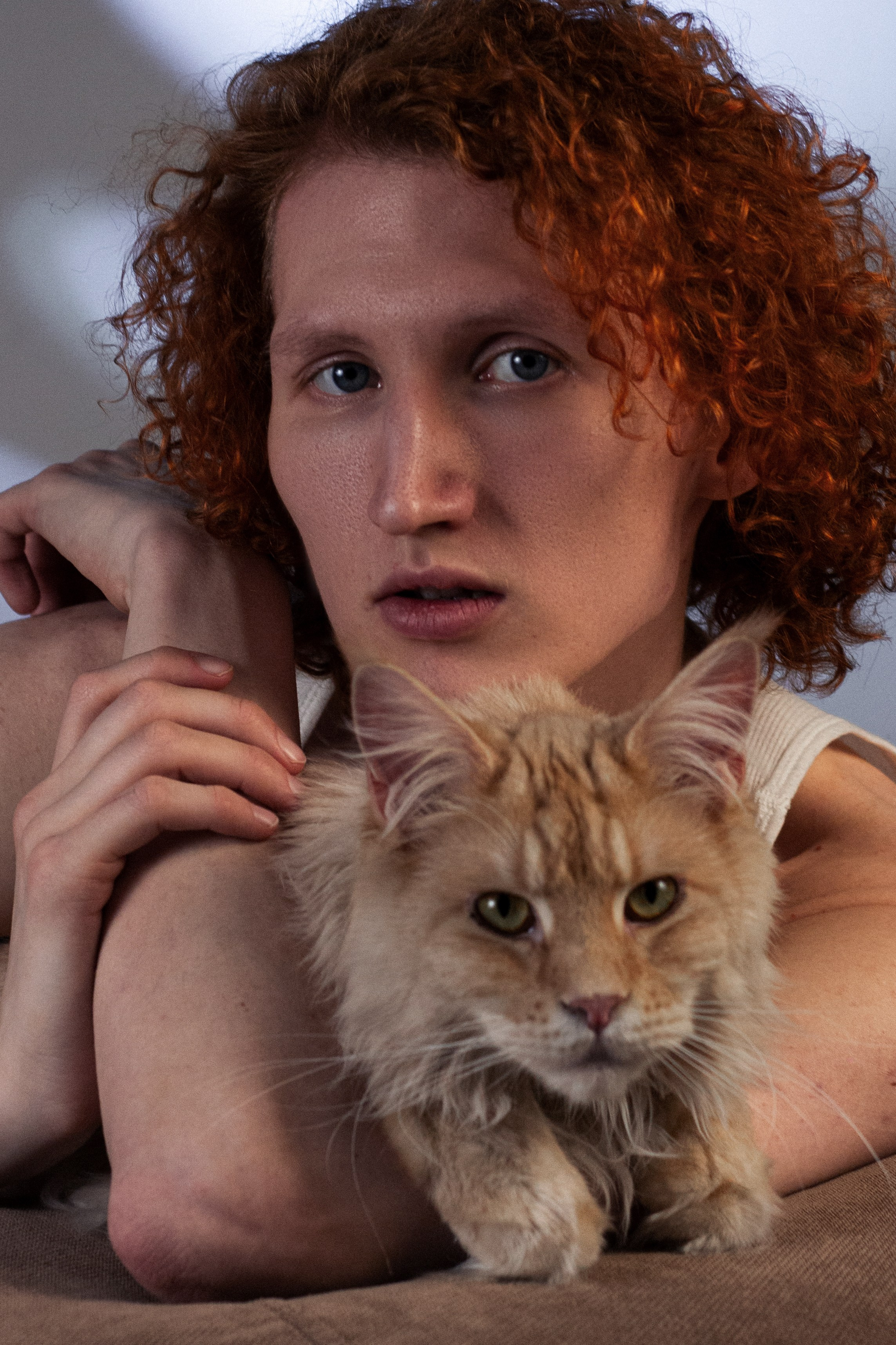 Семён и кот. Фотограф Новосибирск