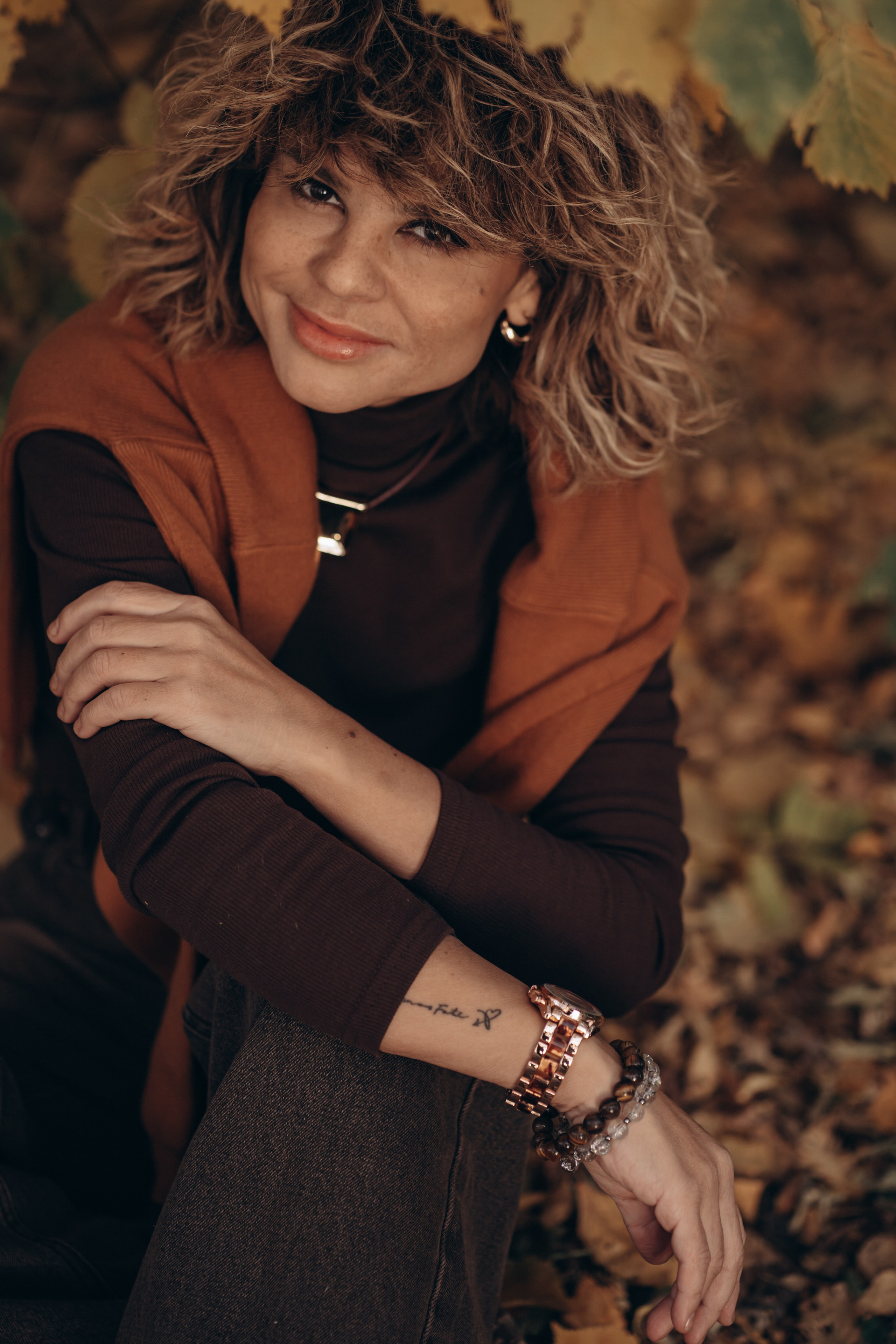 Осенний вечер Гульнары. Семейный фотограф в Томске Зарина Азизбаева