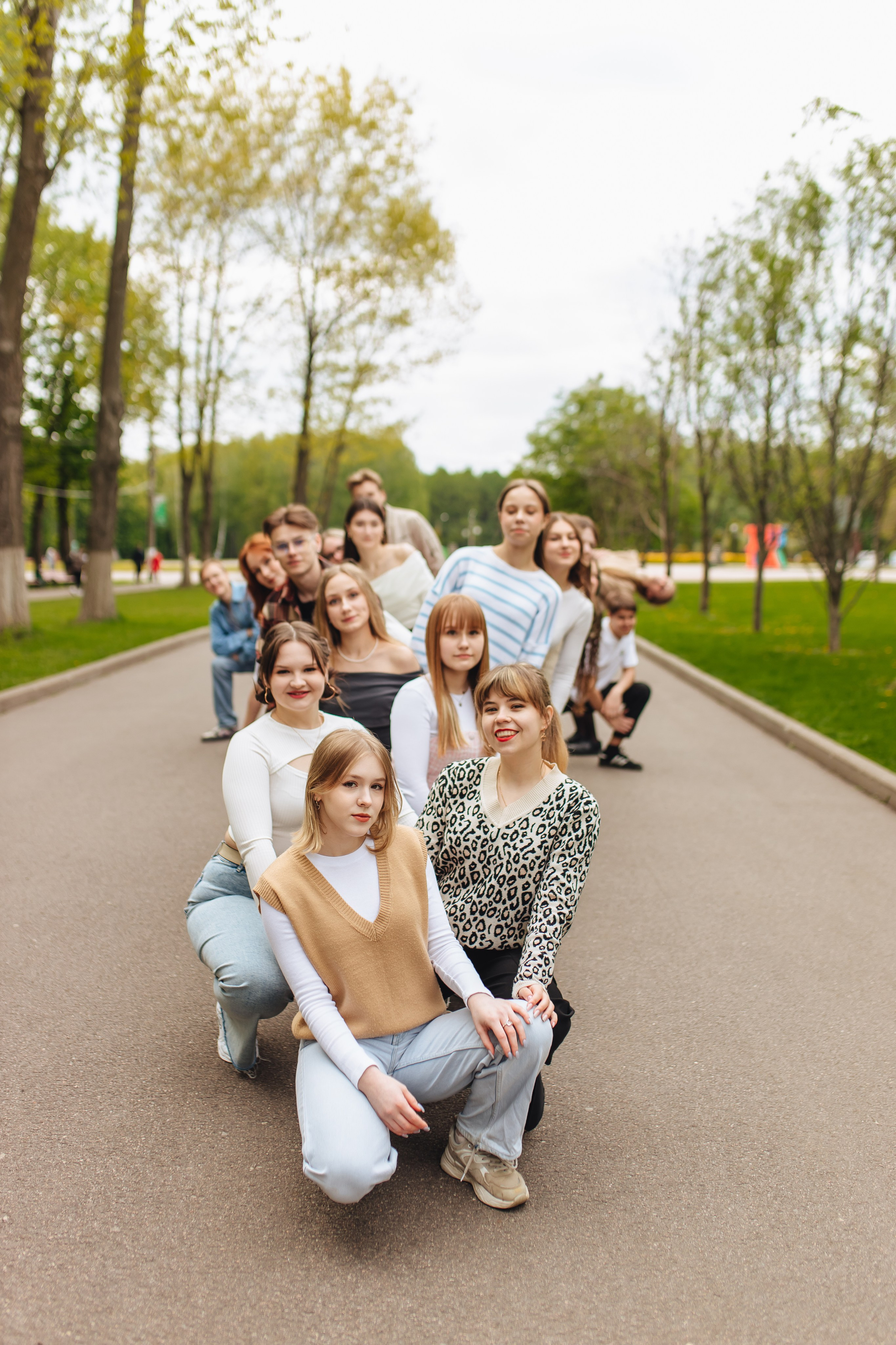 11 класс в парке. Свадебный и семейный фотограф в Туле и области Маша Костина