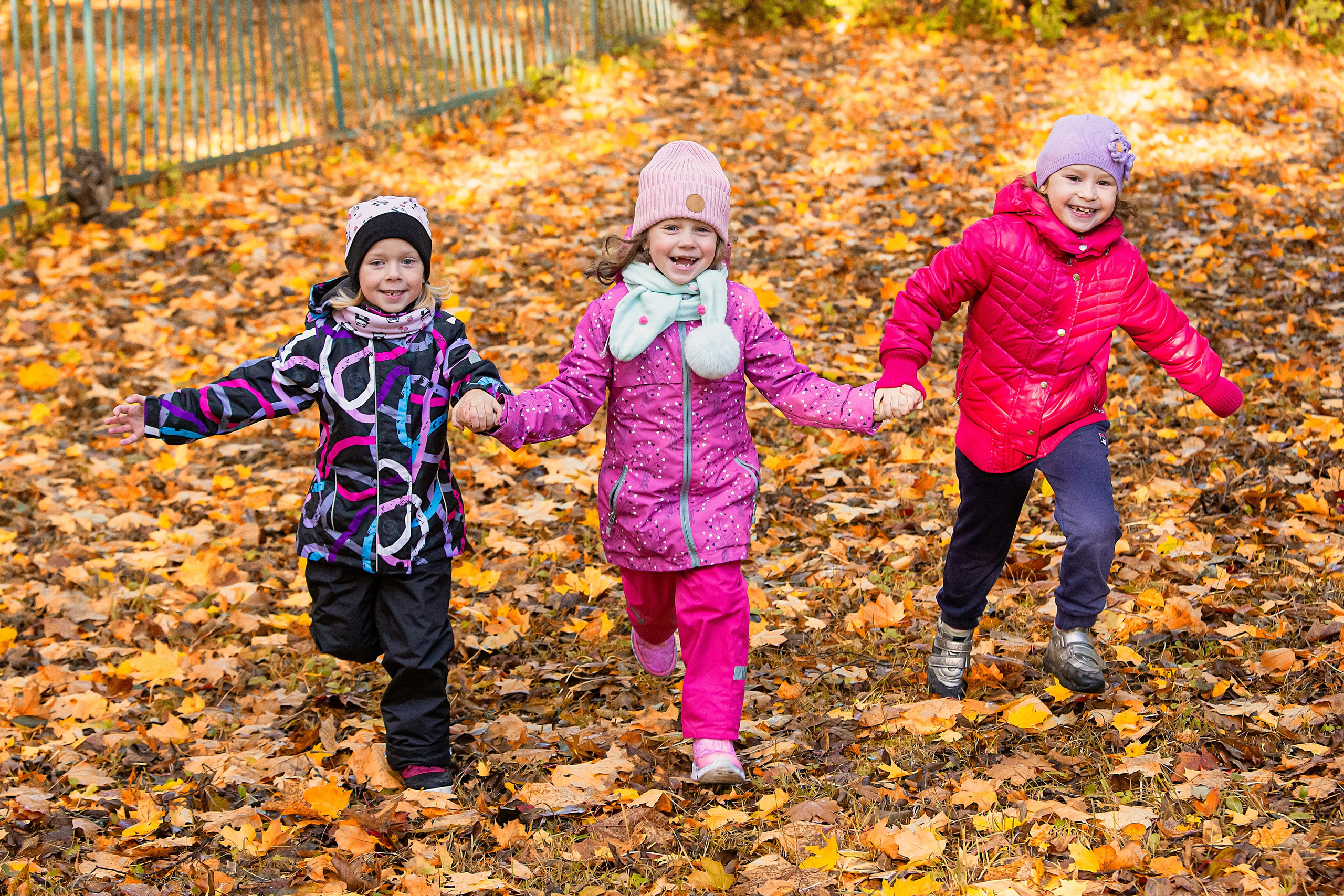 Осень в детском саду. Свадебный, семейный, детский фотограф в Санкт-Петербурге