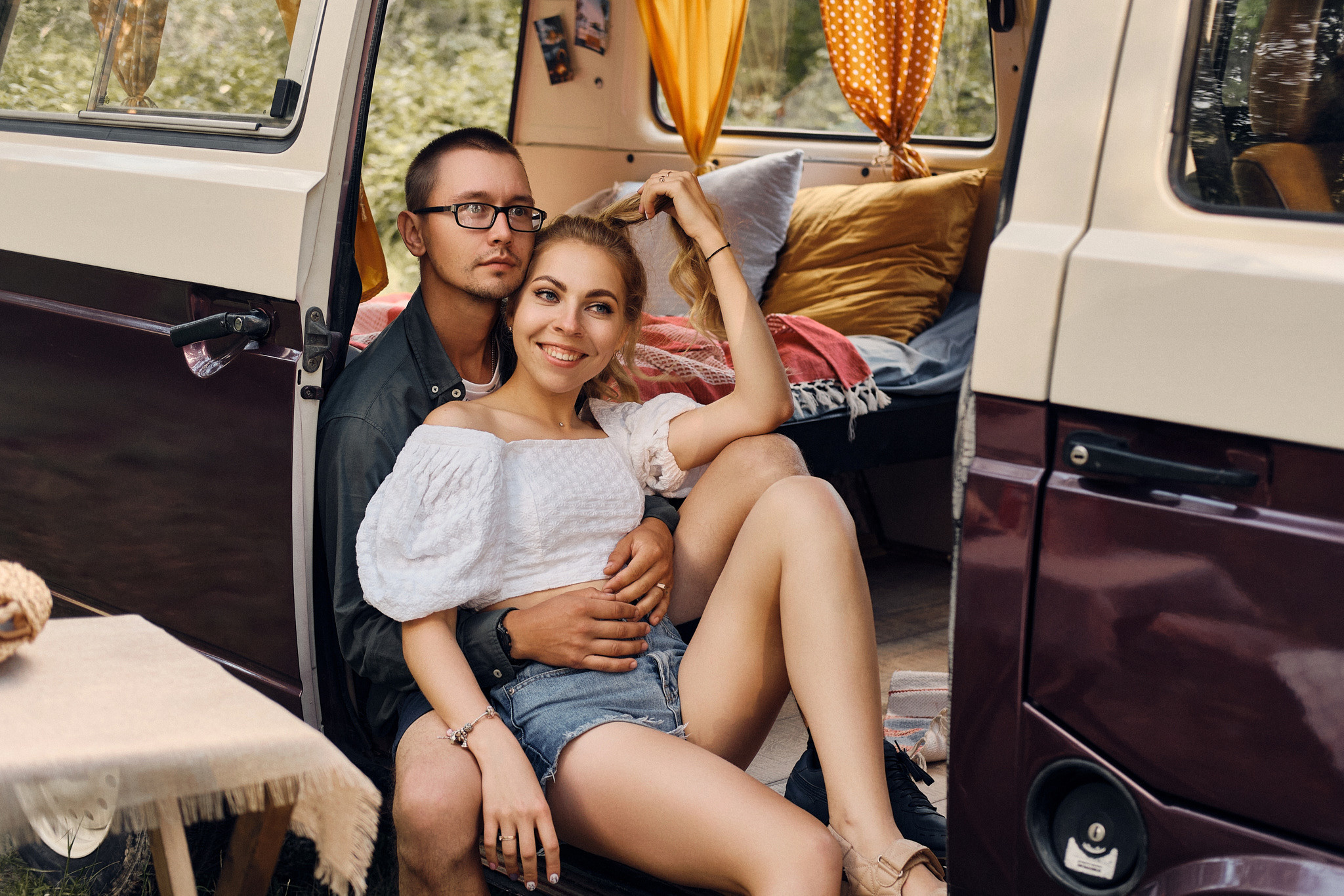 Love Story «Old Bus». Свадебный и портретный фотограф Орлов Никита