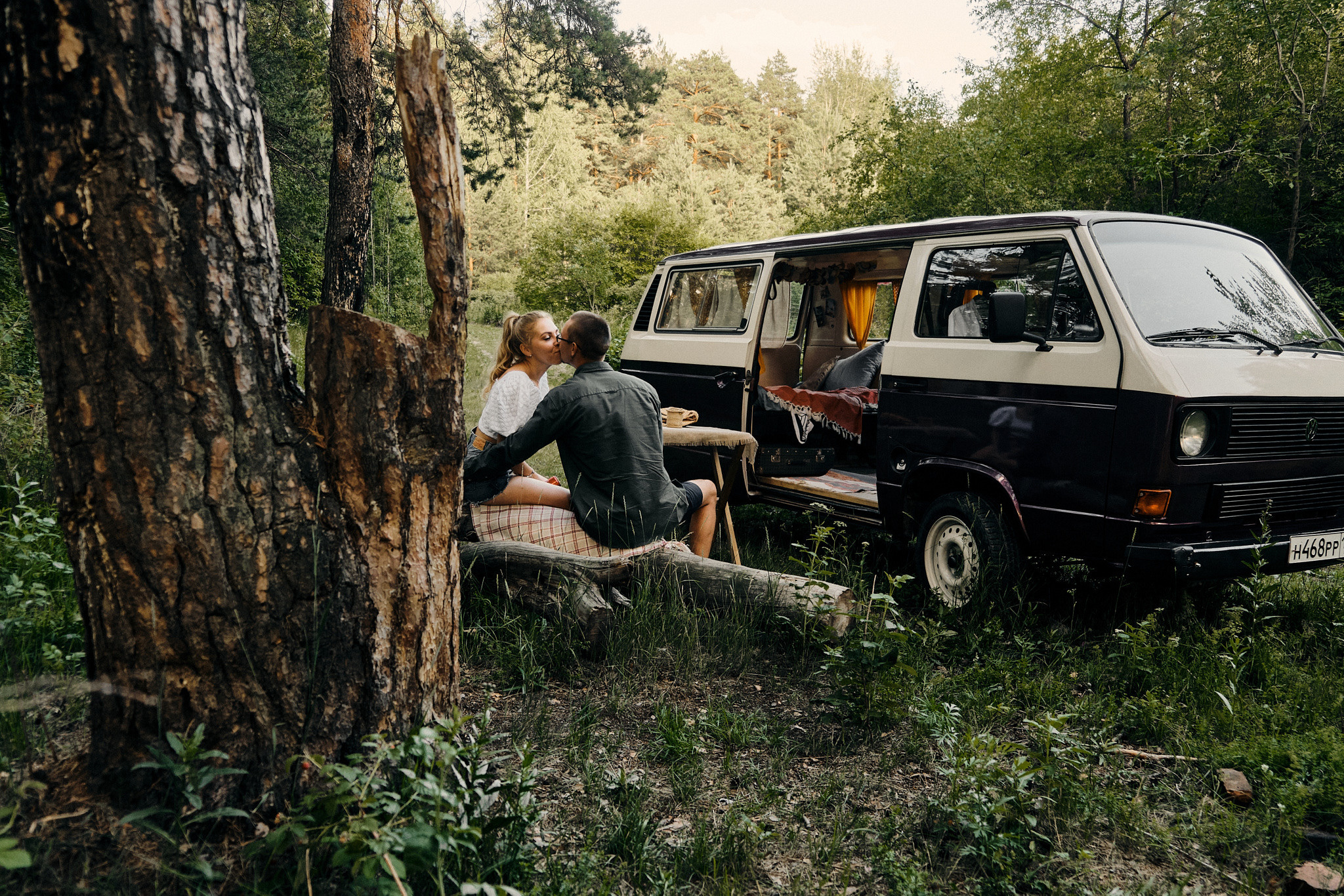 Love Story «Old Bus». Свадебный и портретный фотограф Орлов Никита