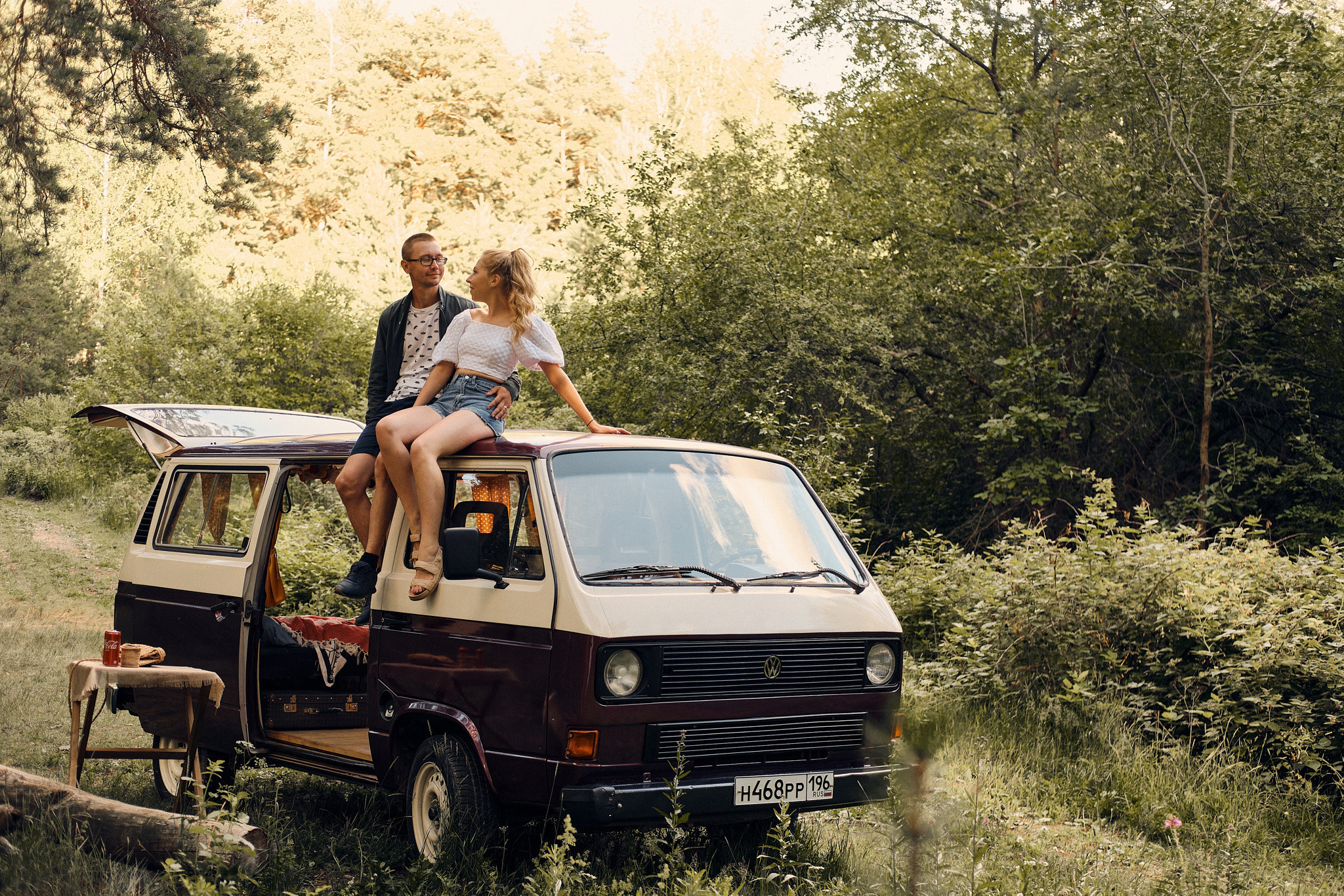 Love Story «Old Bus». Свадебный и портретный фотограф Орлов Никита