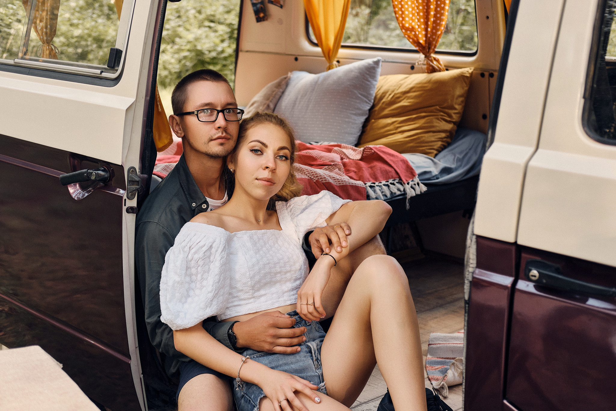 Love Story «Old Bus». Свадебный и портретный фотограф Орлов Никита