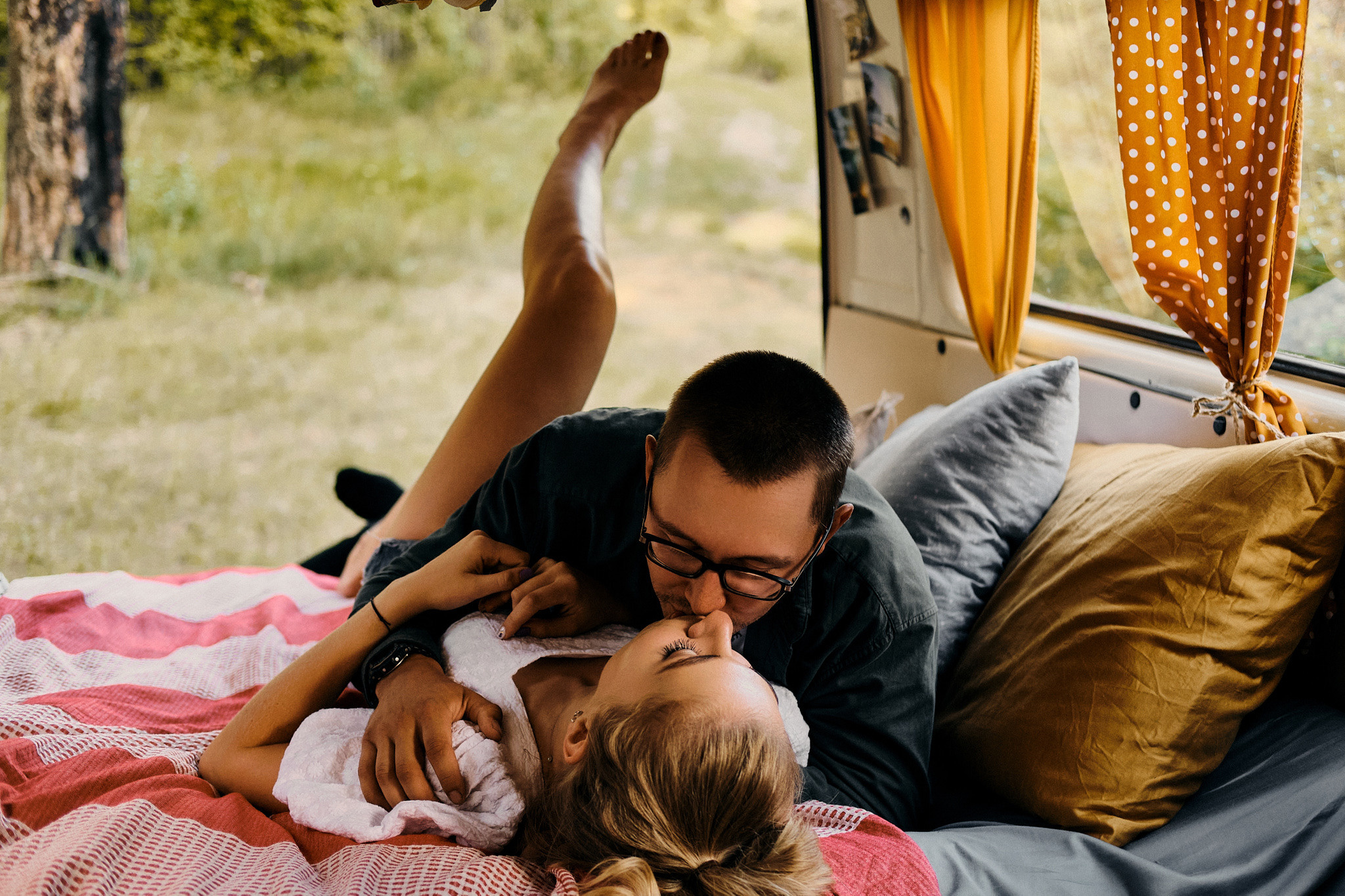 Love Story «Old Bus». Свадебный и портретный фотограф Орлов Никита