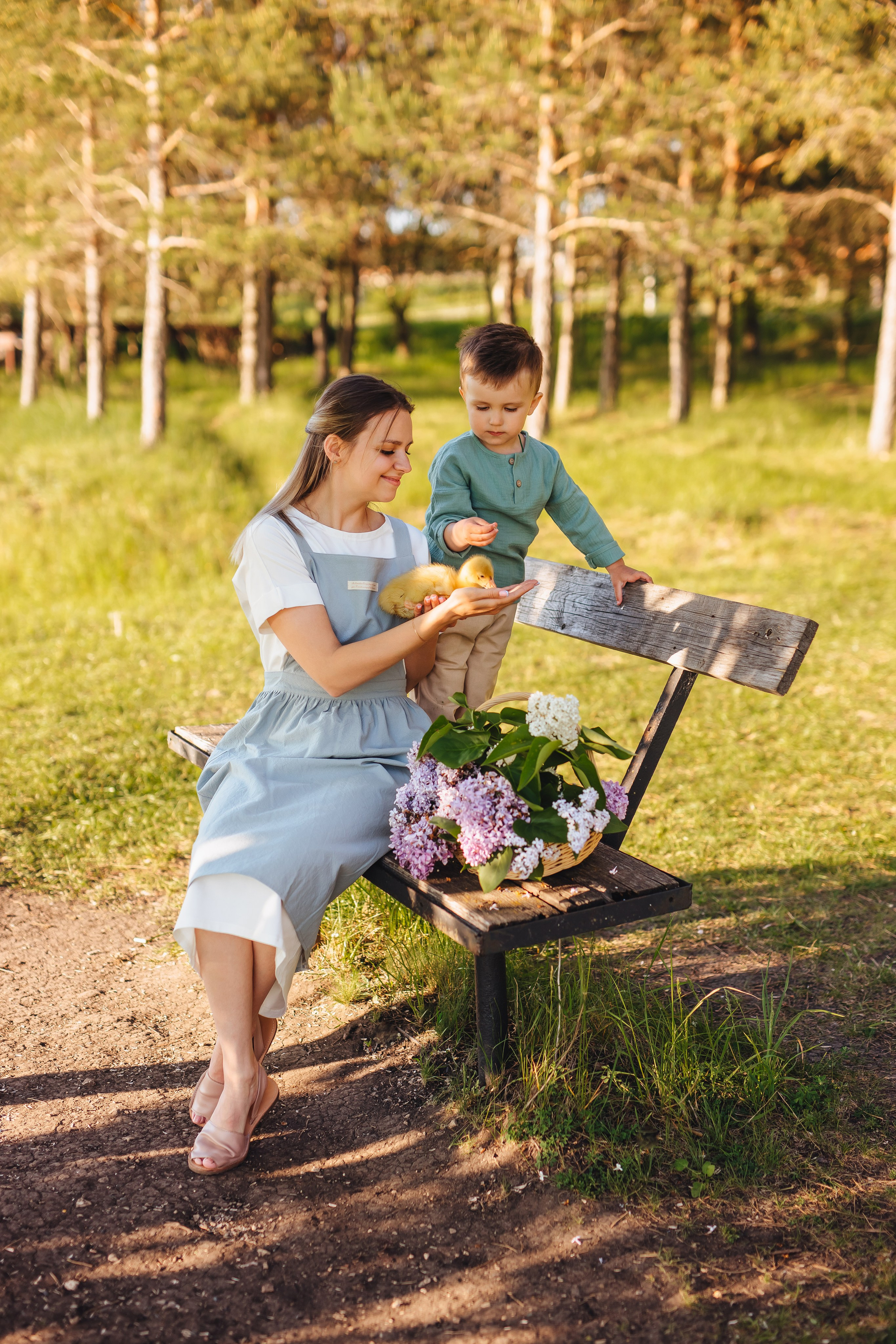 Тимоша и утятки. Свадебный и семейный фотограф в Туле и области Маша Костина