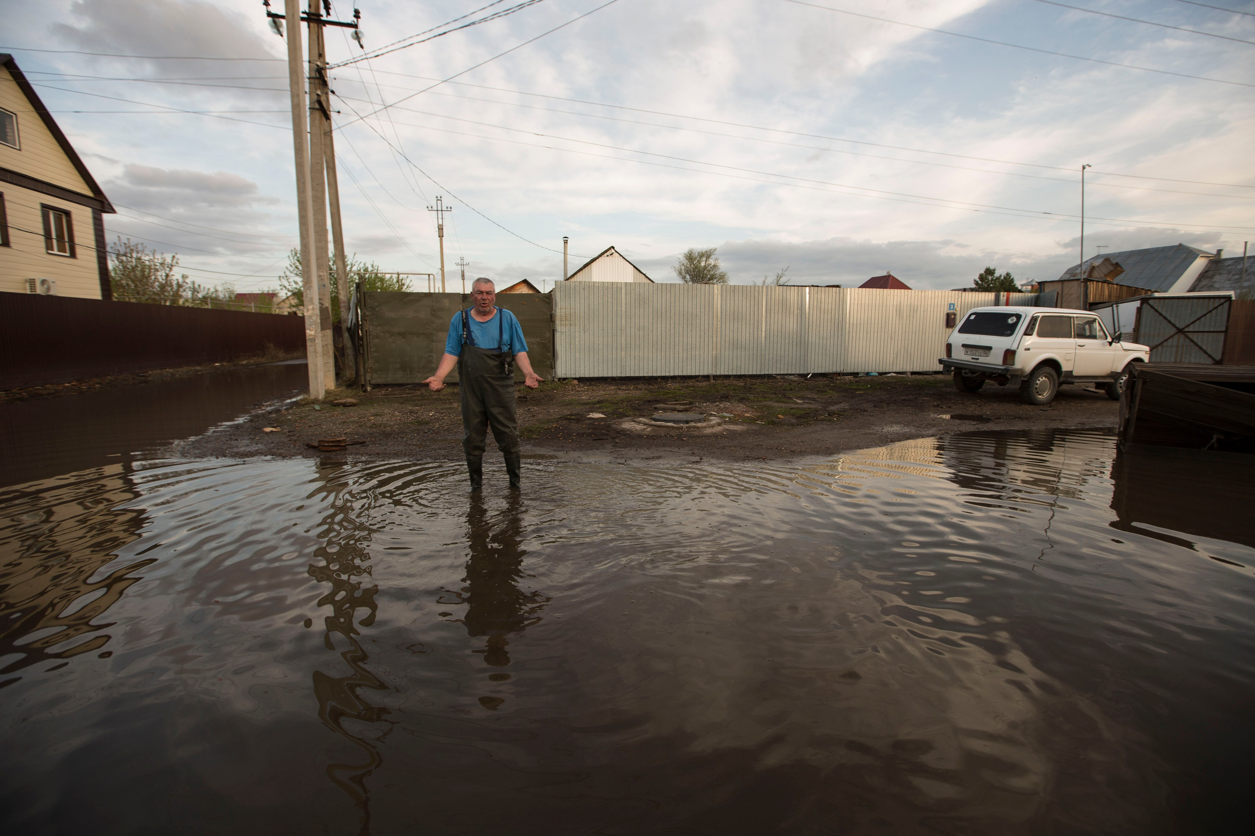 Наводнение в Оренбургской области. Фотограф Анна Барне
