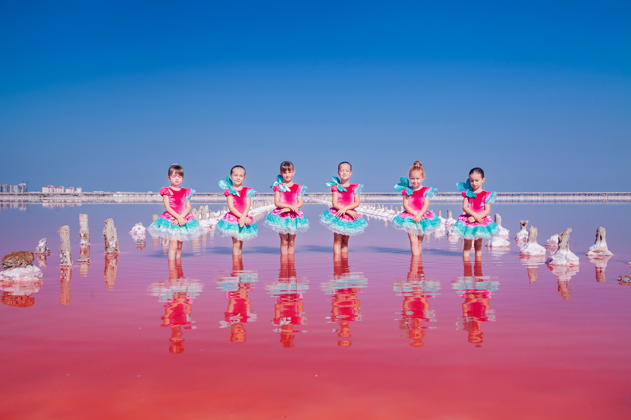 РОЗОВОЕ ОЗЕРО САСЫК СИВАШ. Фотограф в Крыму