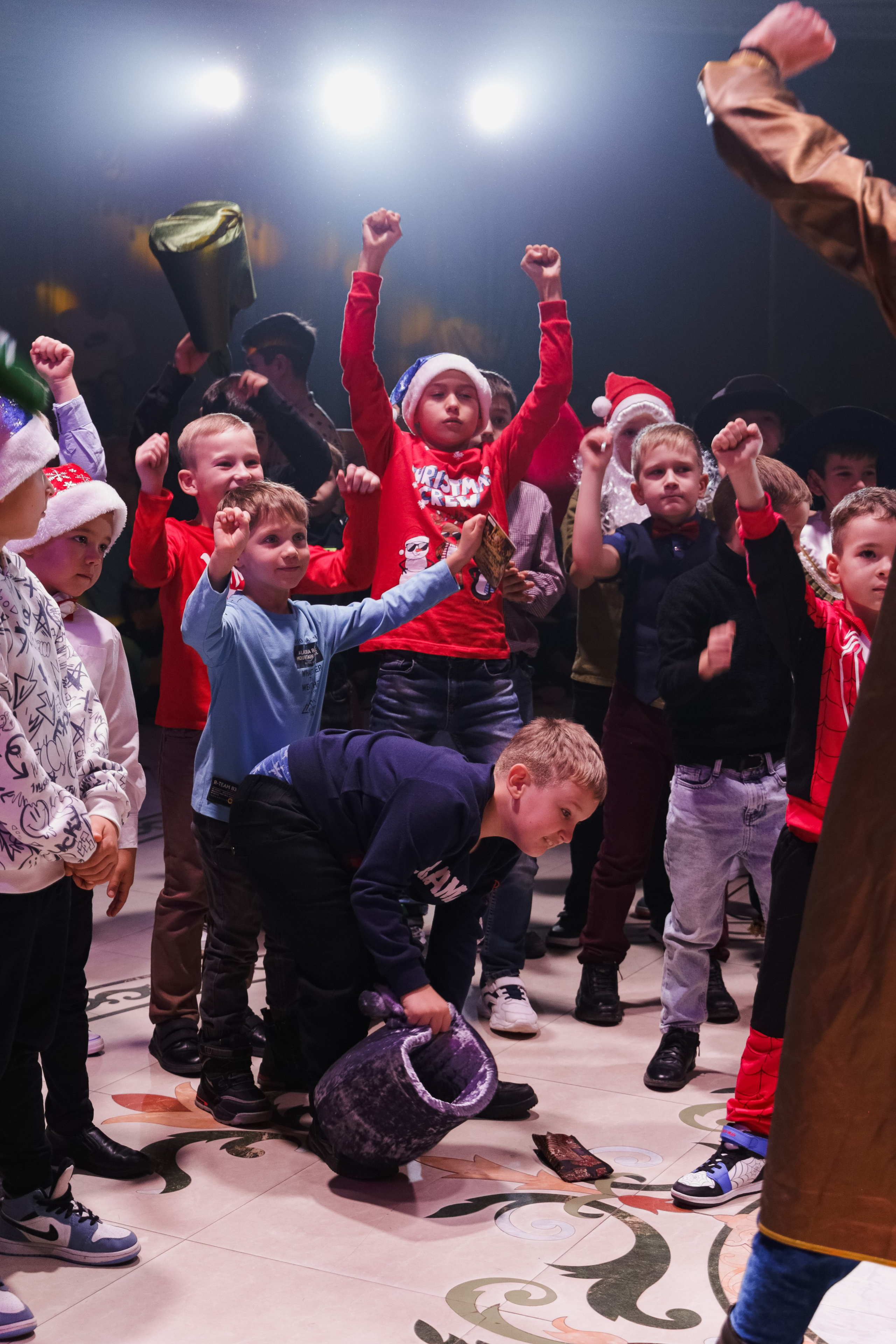 Съёмка новогоднего представления. Семейный, love story, свадебный фотограф Анапа