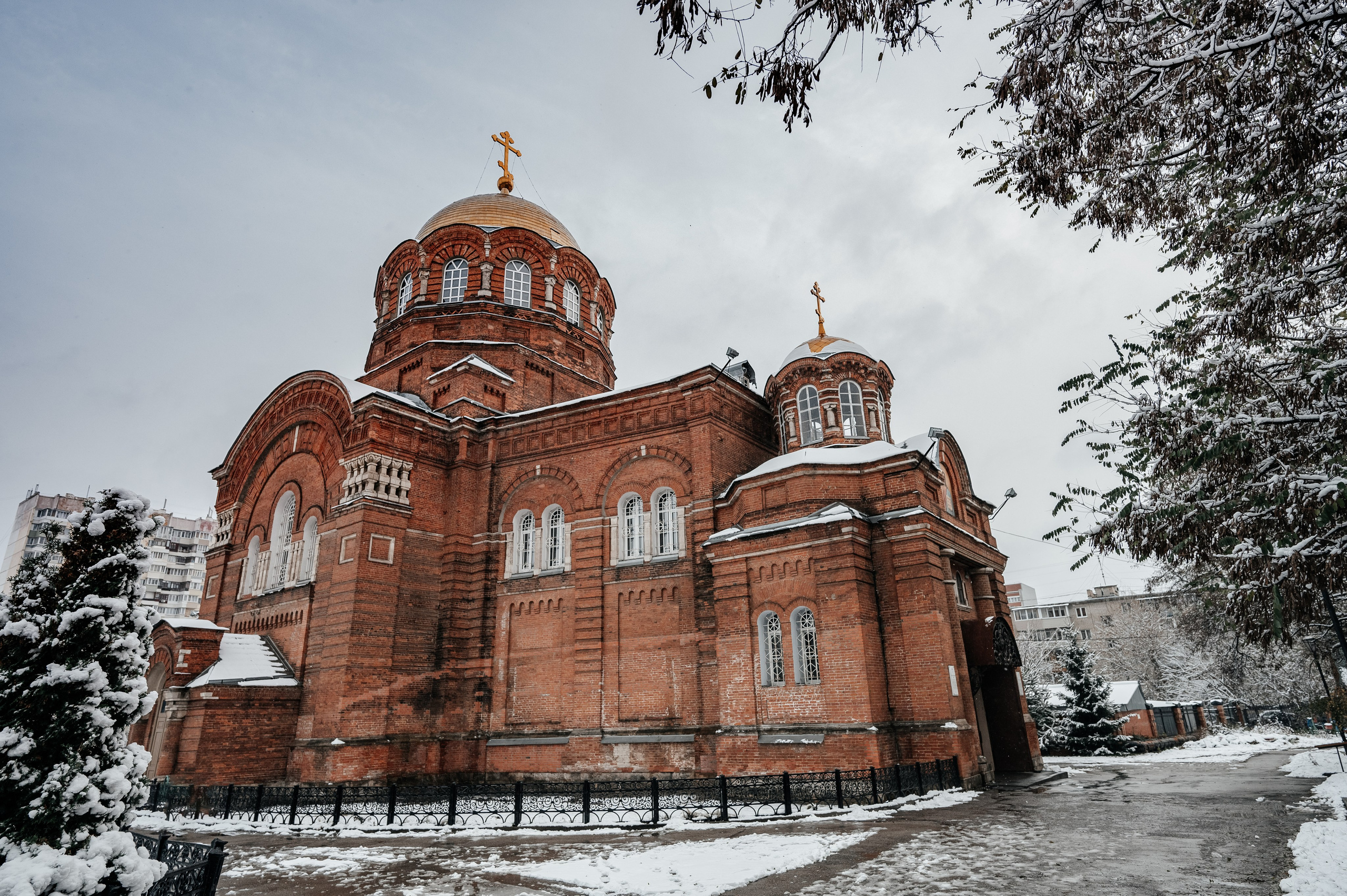 Крещение Михаила //// Храм преподобного Сергия Радонежского. Семейный и детский фотограф в Туле