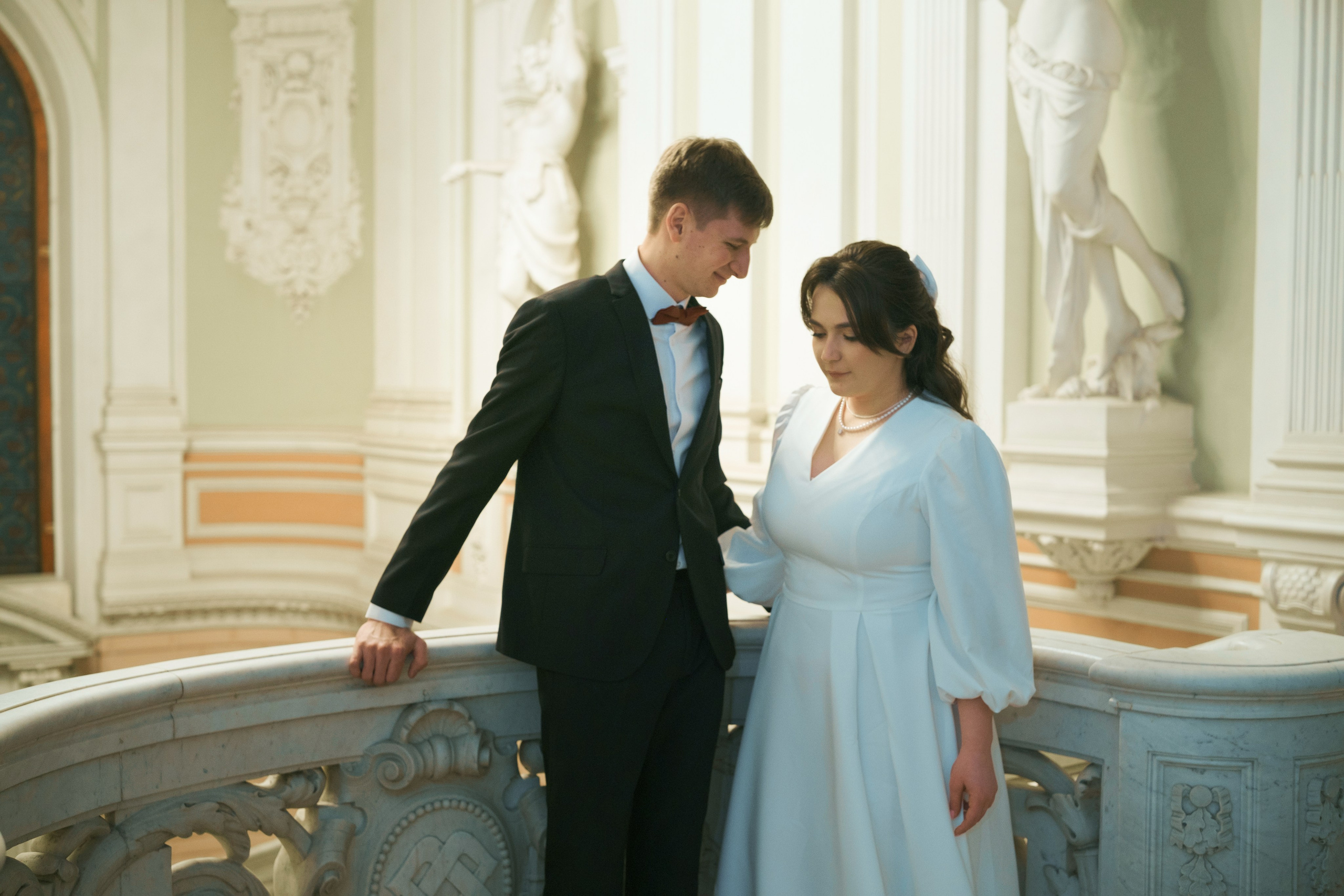 Дворец бракосочетания №1 - Фотосессия вечером в феврале в ЗАГСе