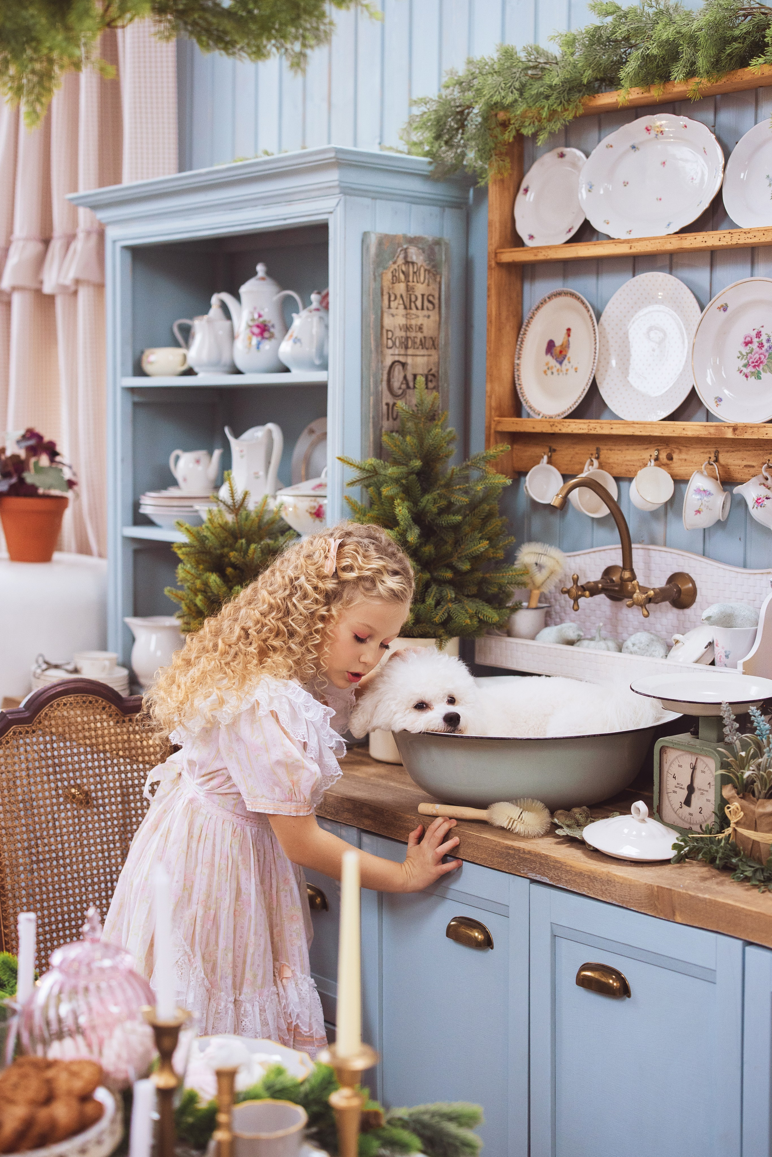 Новогодняя фотосессия в стиле Винтаж. Семейный и детский фотограф в Краснодаре Анна Трашкова