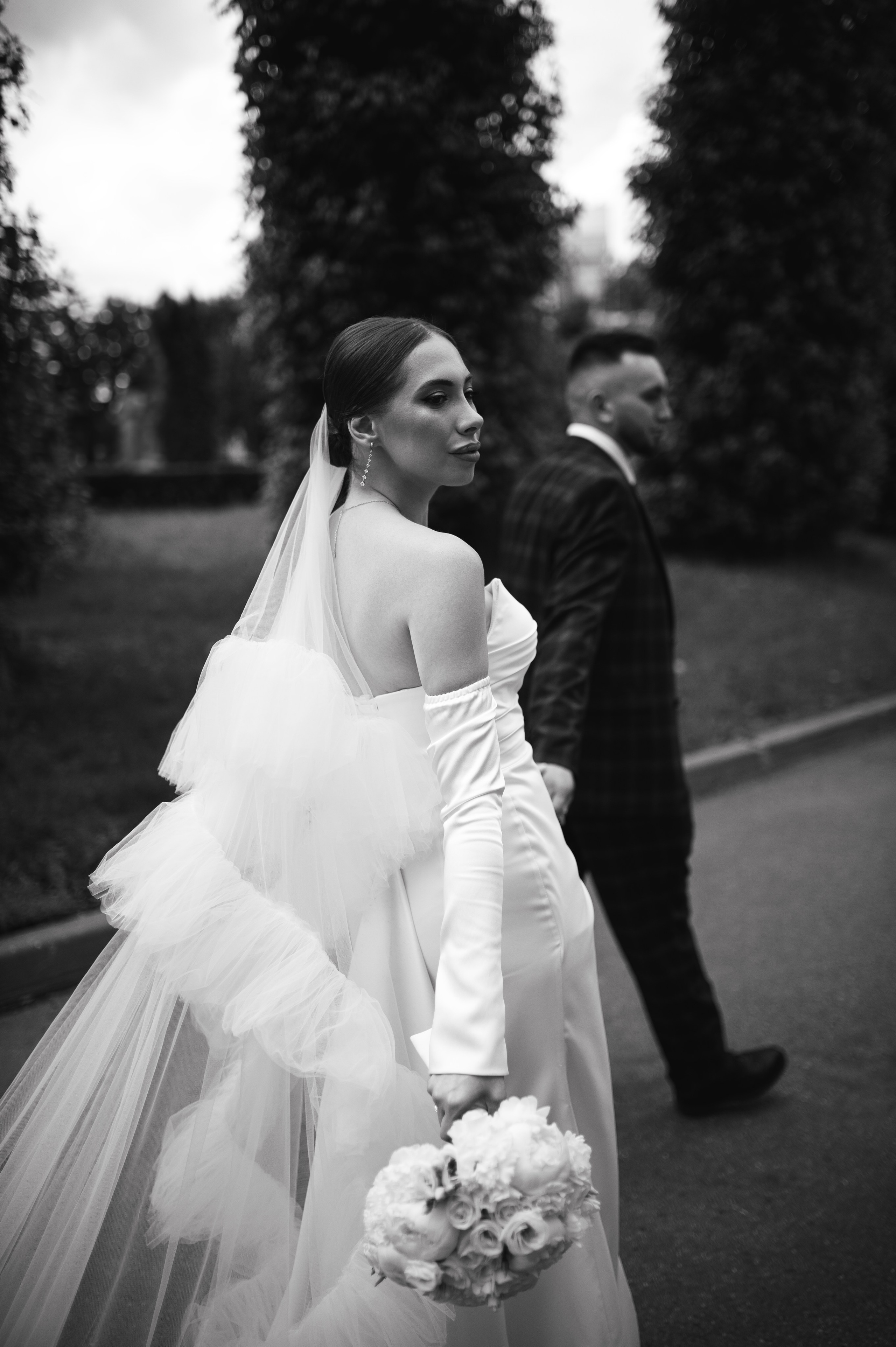 Свадебная фотосессия Сергея и Юлии, Москва. Свадебный и индивидуальный фотограф Никита Роут | Москва