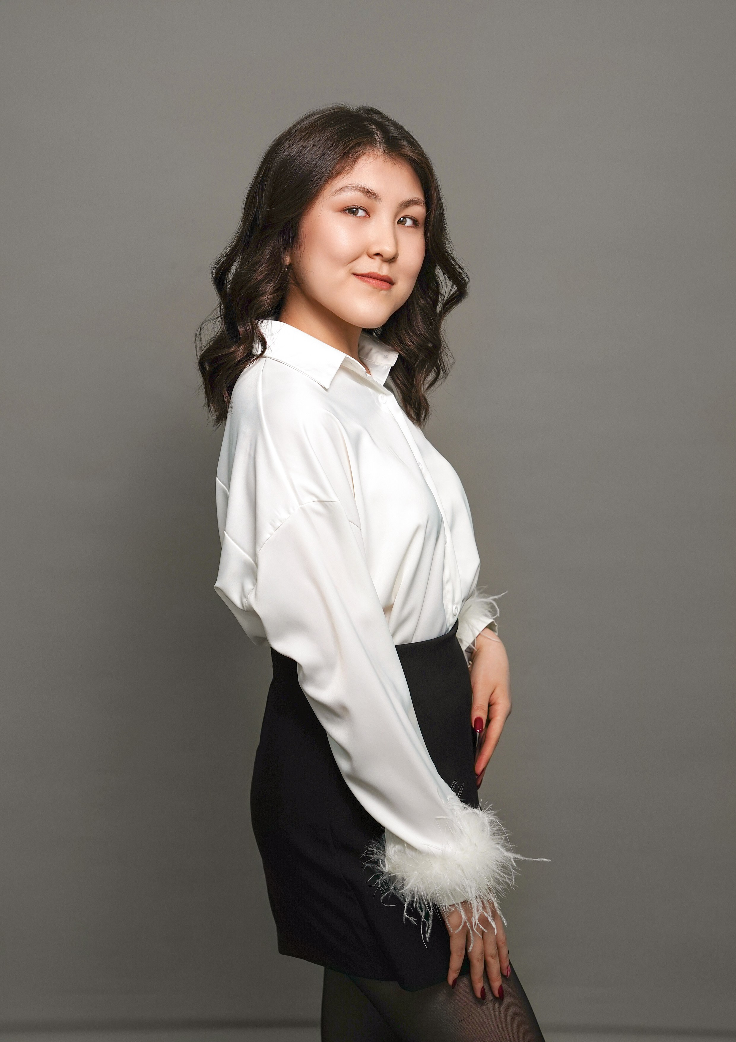 съемка в школьном коридоре. Привозили студийный свет и фон