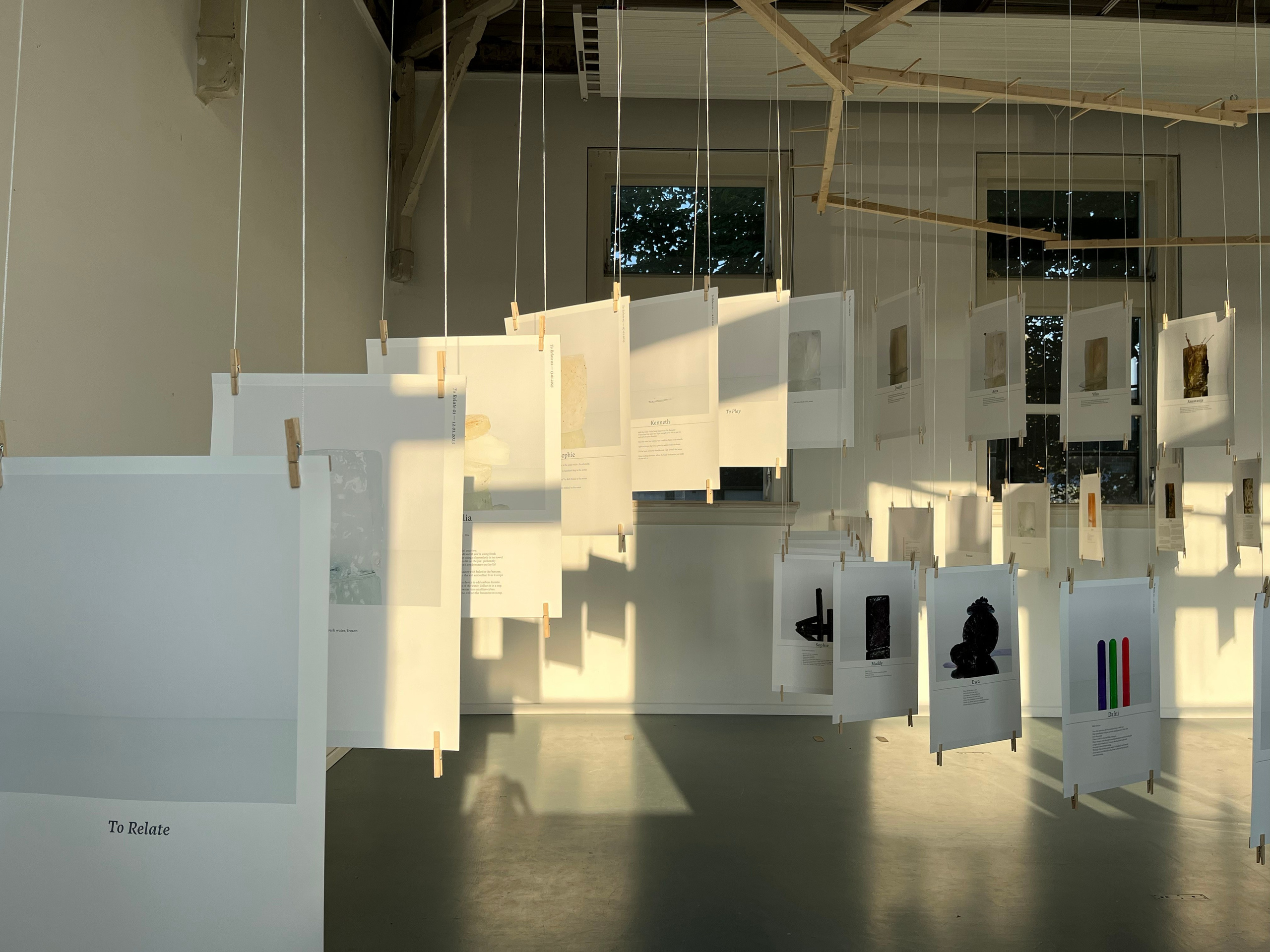 Water Portraits at See Lab The Hague, September 2023