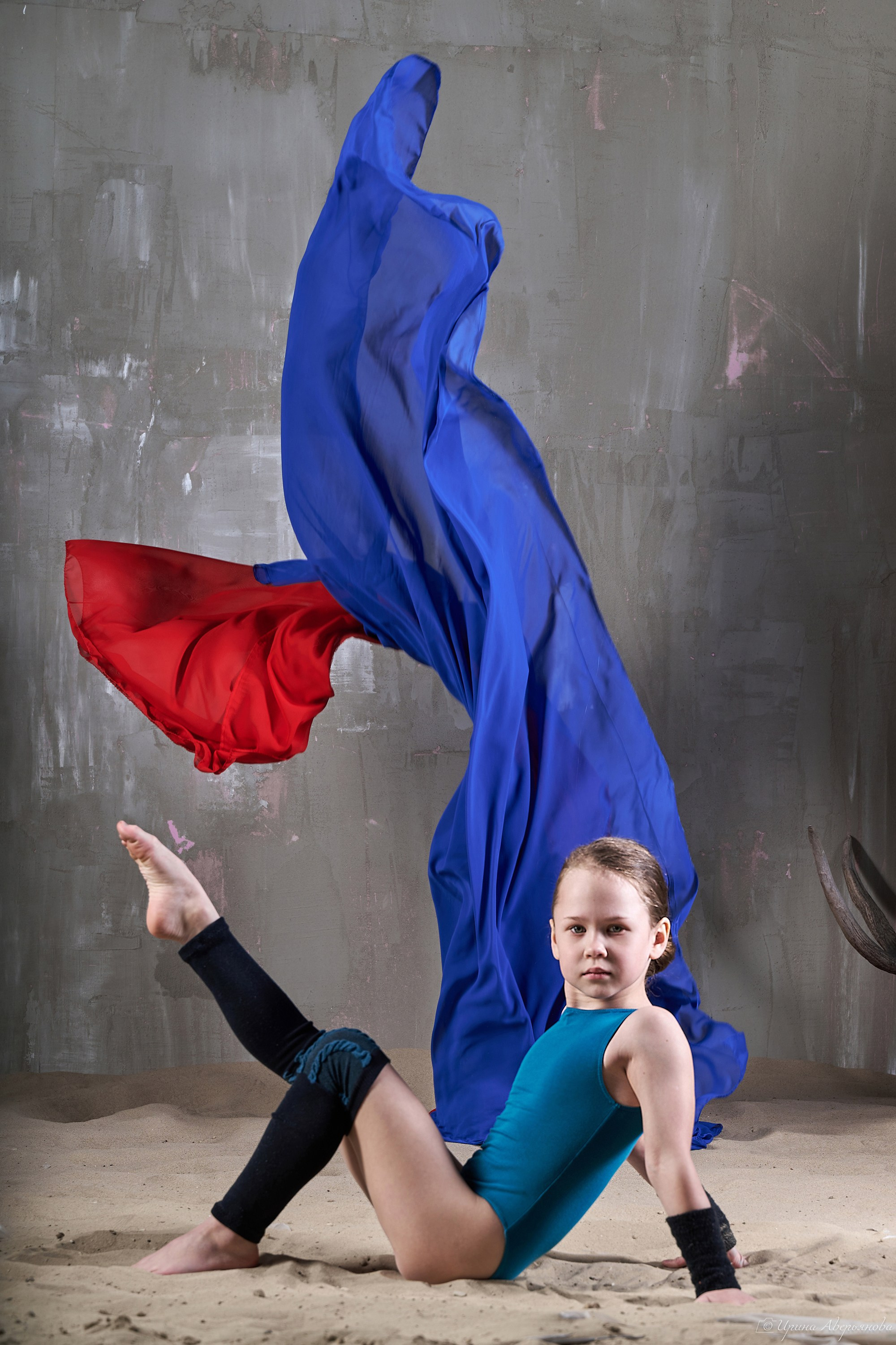 Фотосессия с тканью. Спортивная гимнастика. Фотограф в Ульяновске Ирина Аверьянова