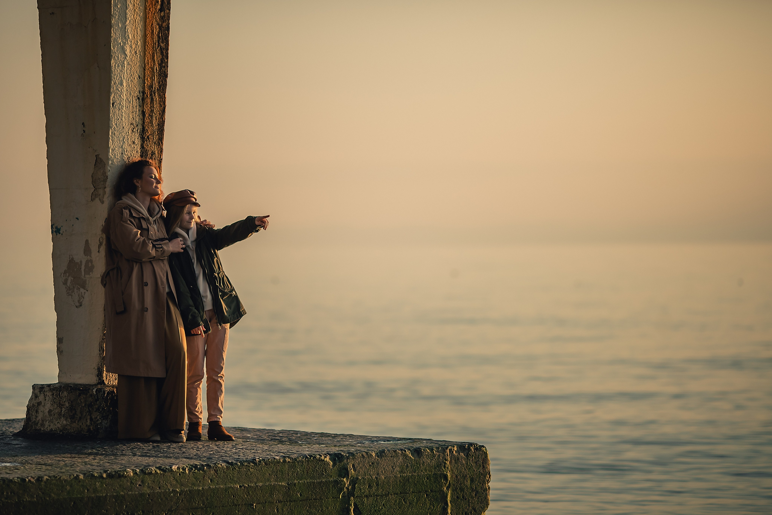 Сочинский закат с Юнной и Викой. Фотограф в Москве Наталья Спиридонова