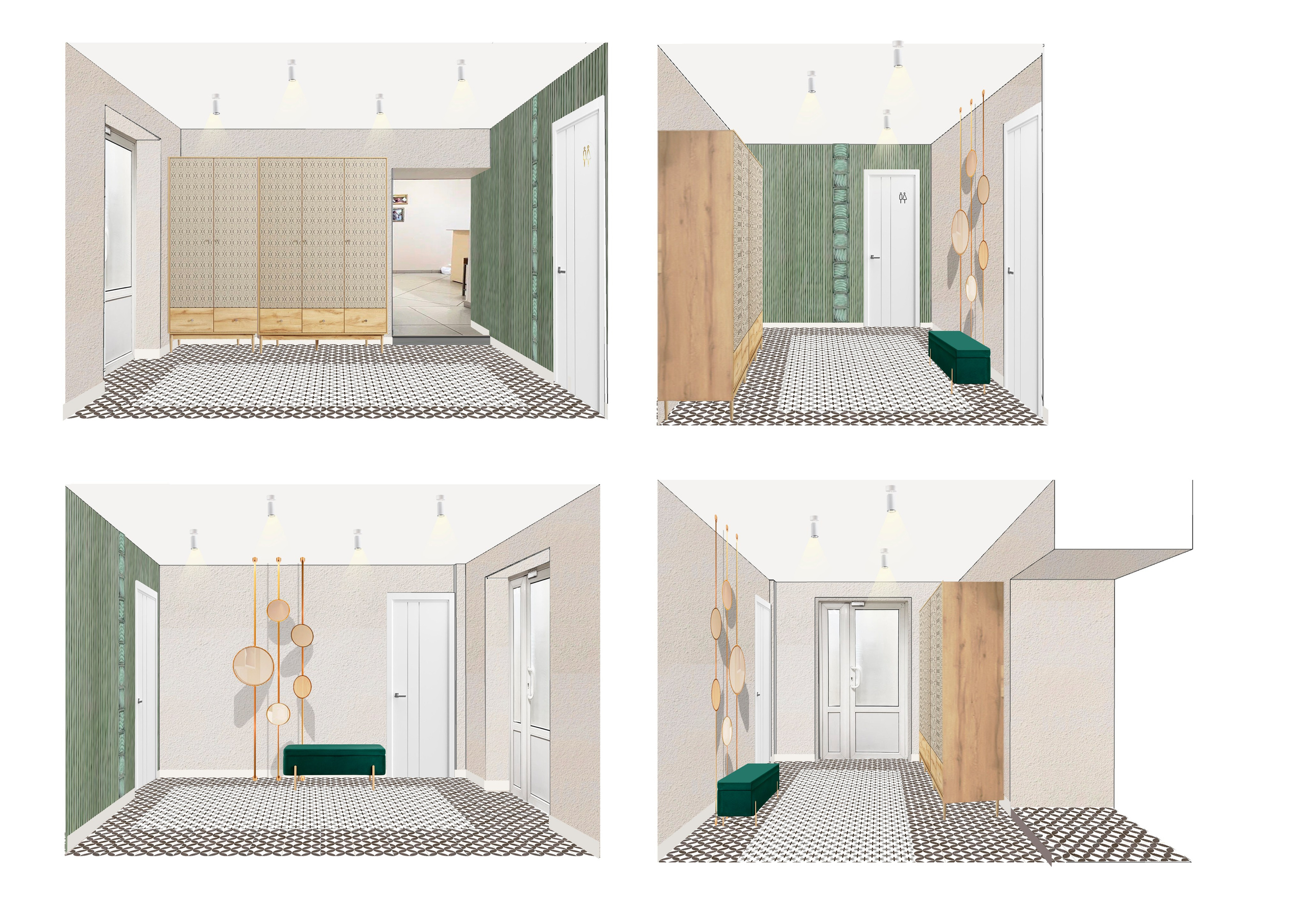 ТОРГОВЫЕ ЗАЛЫ, ОФИС «ANNA VERDI». Студия дизайна интерьеров FORMA