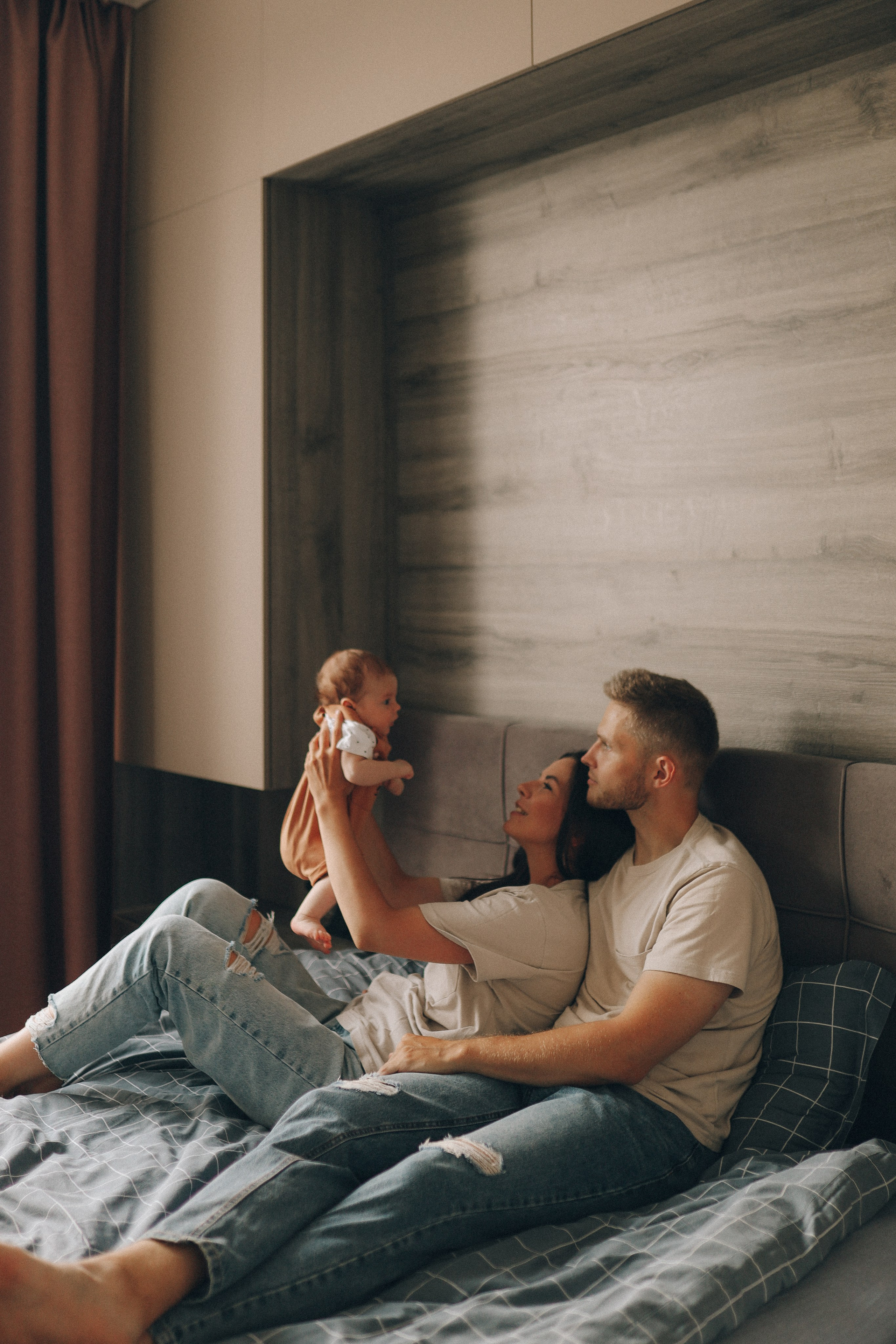 Домашняя фотосессия с малышом. Семейный фотограф Екатеринбург Черепанова Олеся