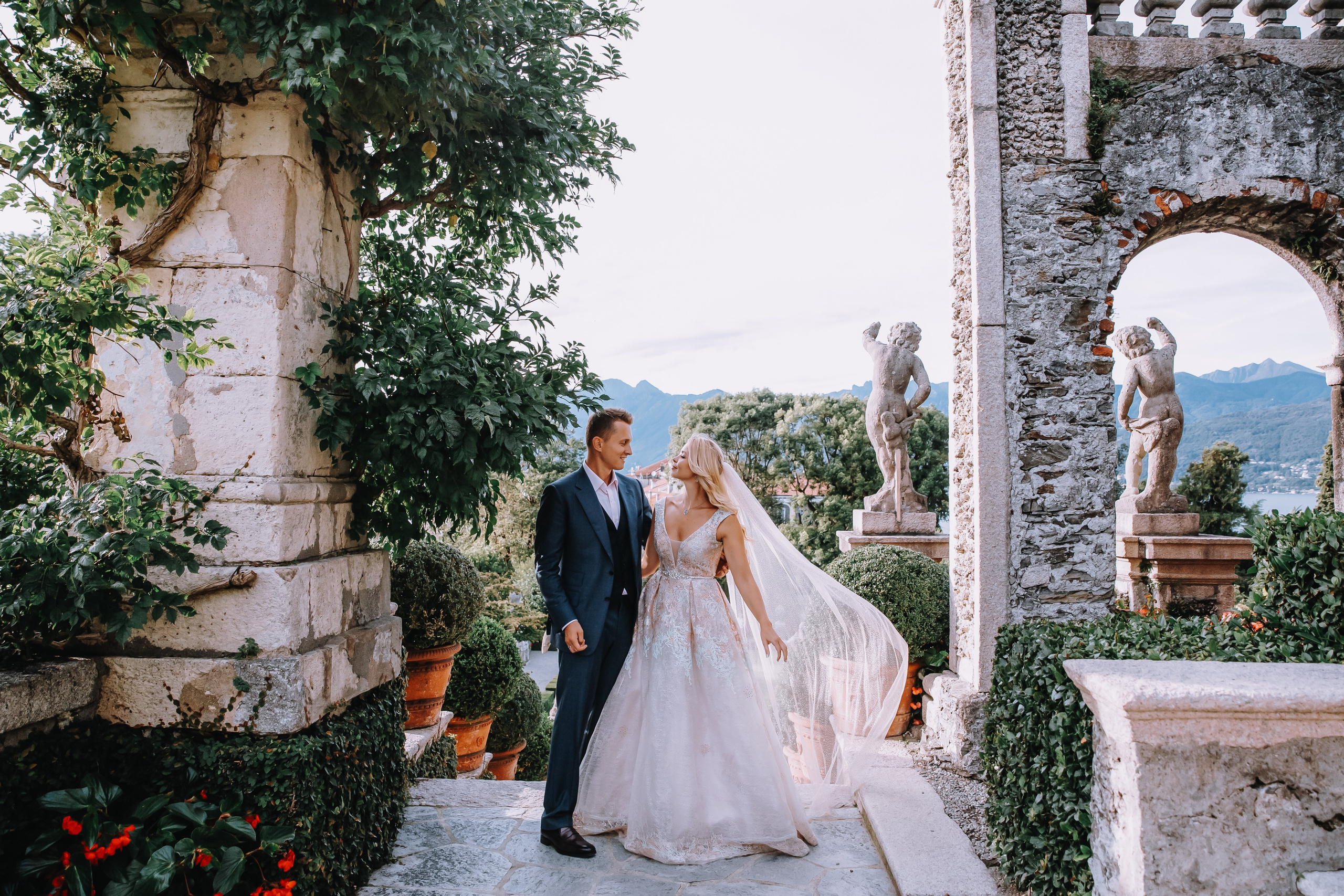 Свадьба в Италии (озеро Маджоре). Фотограф и видеограф Анна Домашенко