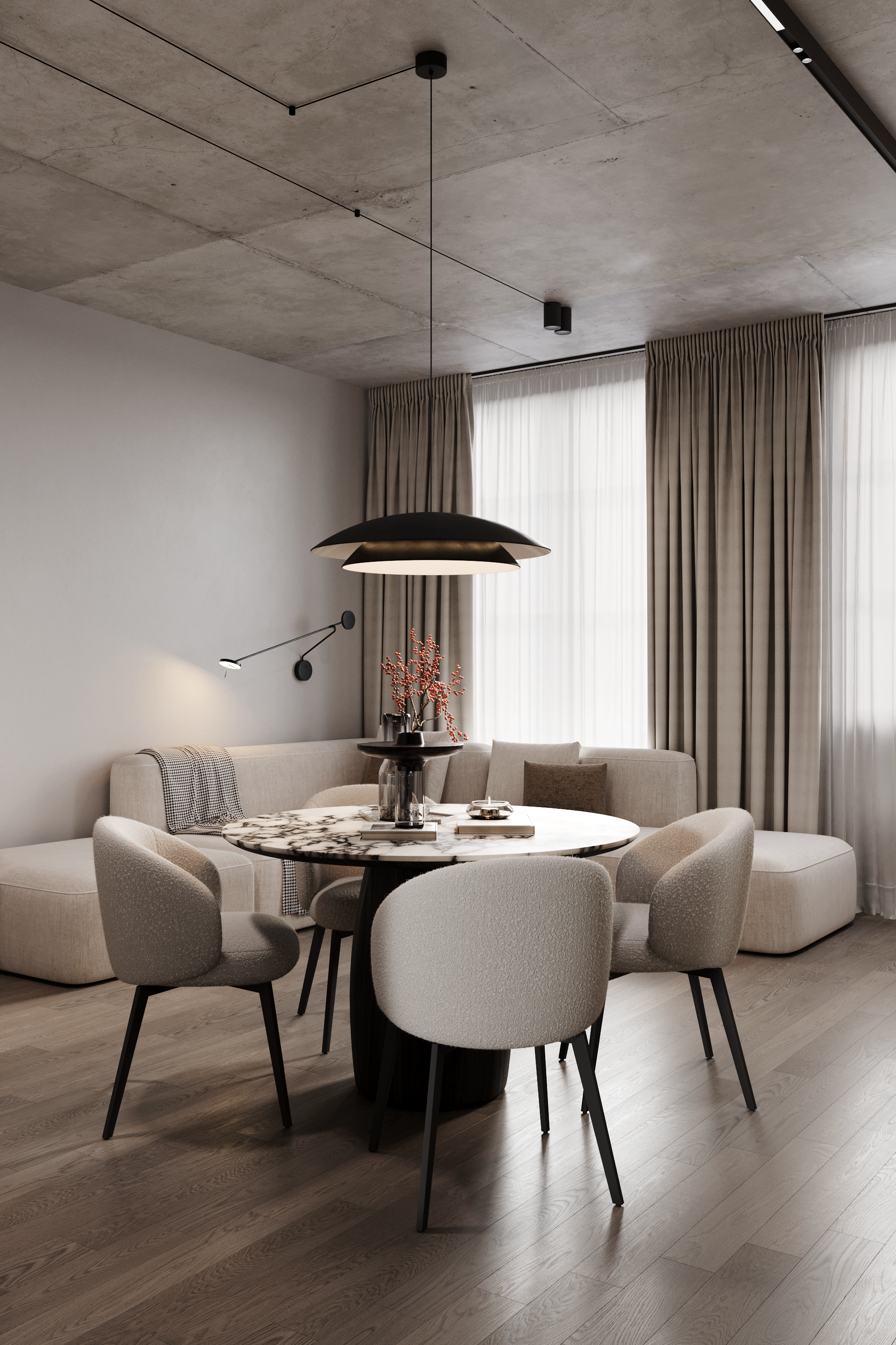 Лофт в ЖК Манхеттен. Дизайнер интерьера | Сабир Ульмаскулов