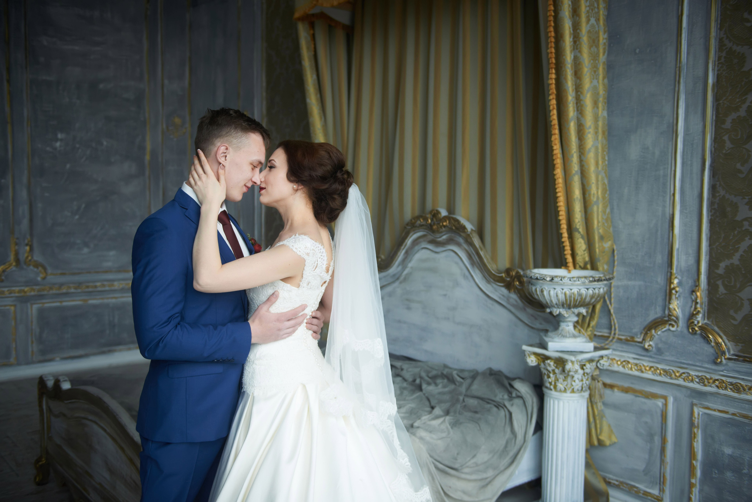 Индира и Дмитрий (свадебная фотосессия в Ботаническом саду и в фотостудии). Портретный, семейный и свадебный фотограф в Санкт-Петербурге и в Пушкине Ширяев Денис