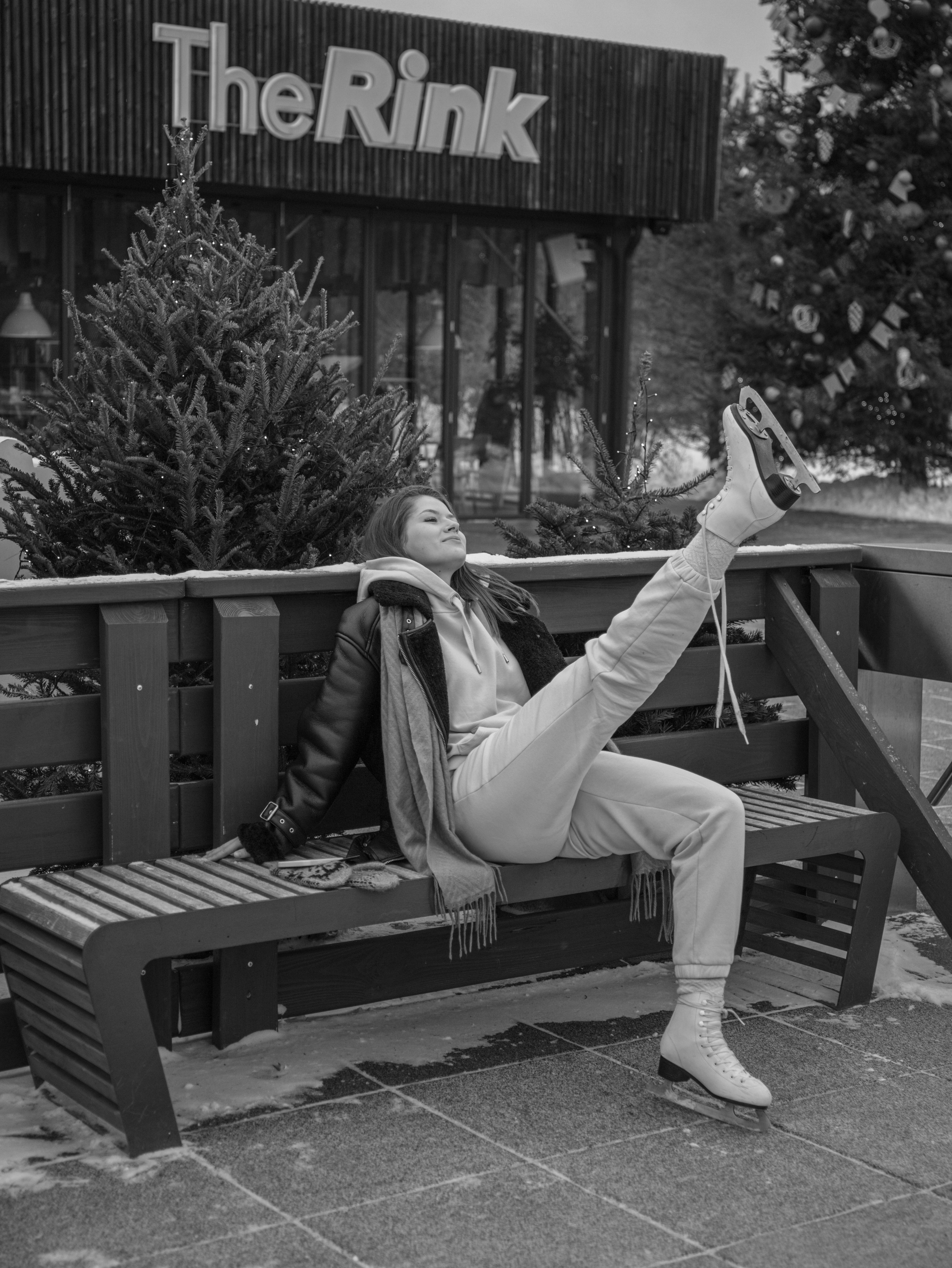 На катке. Свадебный и семейный фотограф в Москве Мила Широких