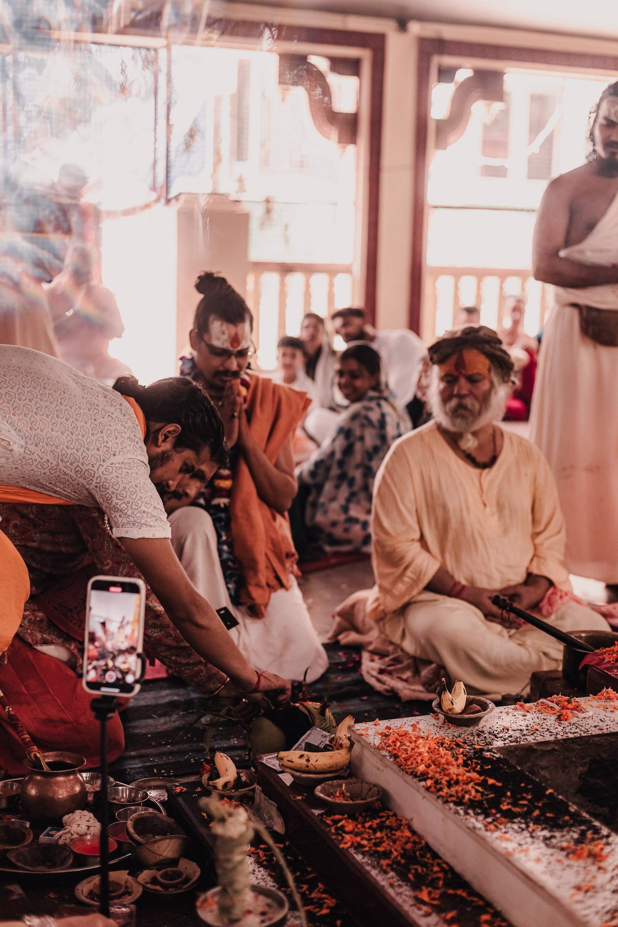 Navaratri yajna at Devraha Baba Ji ashram. Мариам Багдасарян