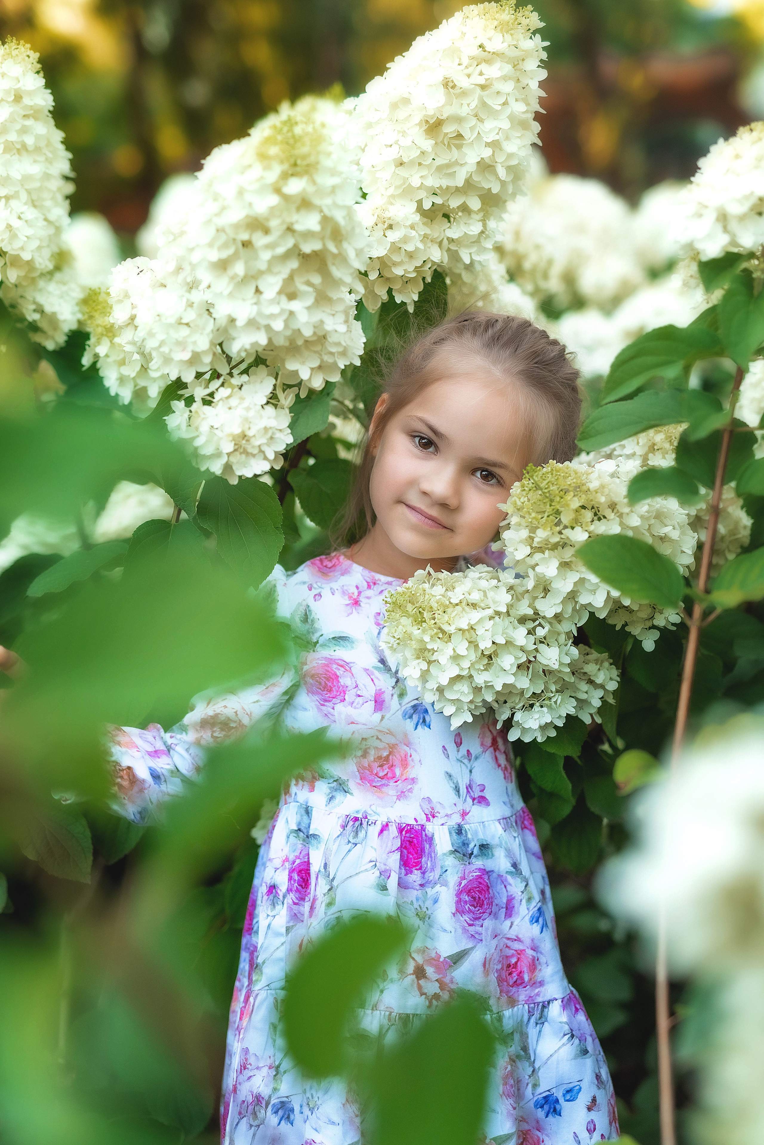 Фотосессия в гортензиях. Семейный, детский фотограф в Воронеже Анна Никитина