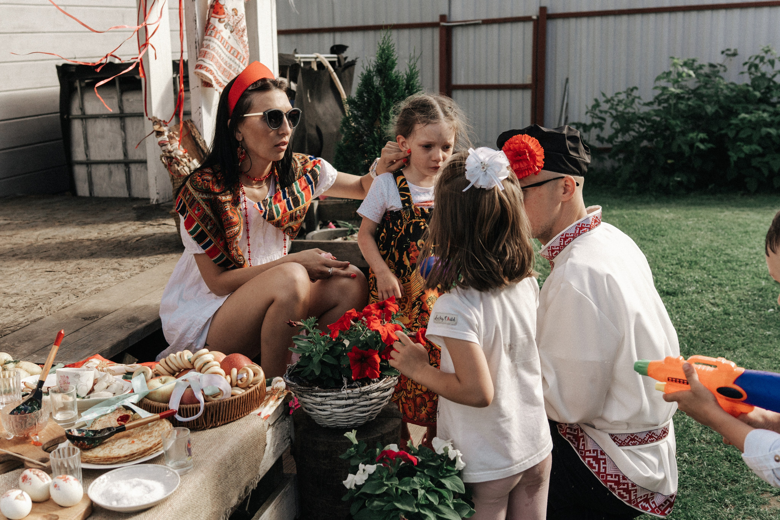 День Рождения в русском стиле. Alenasokolowa.ru