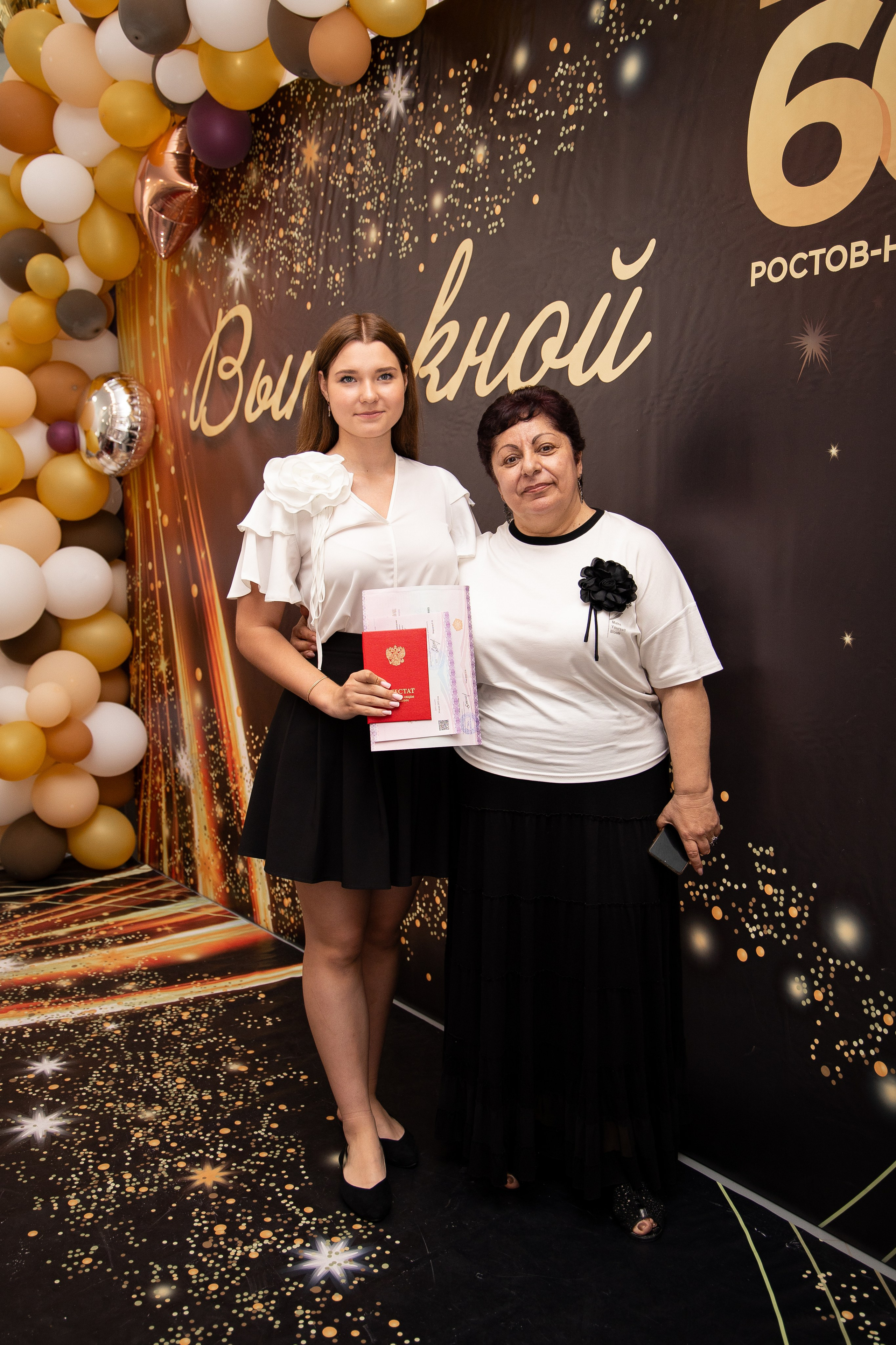 Выпускной в школе. Анна Рышкевич