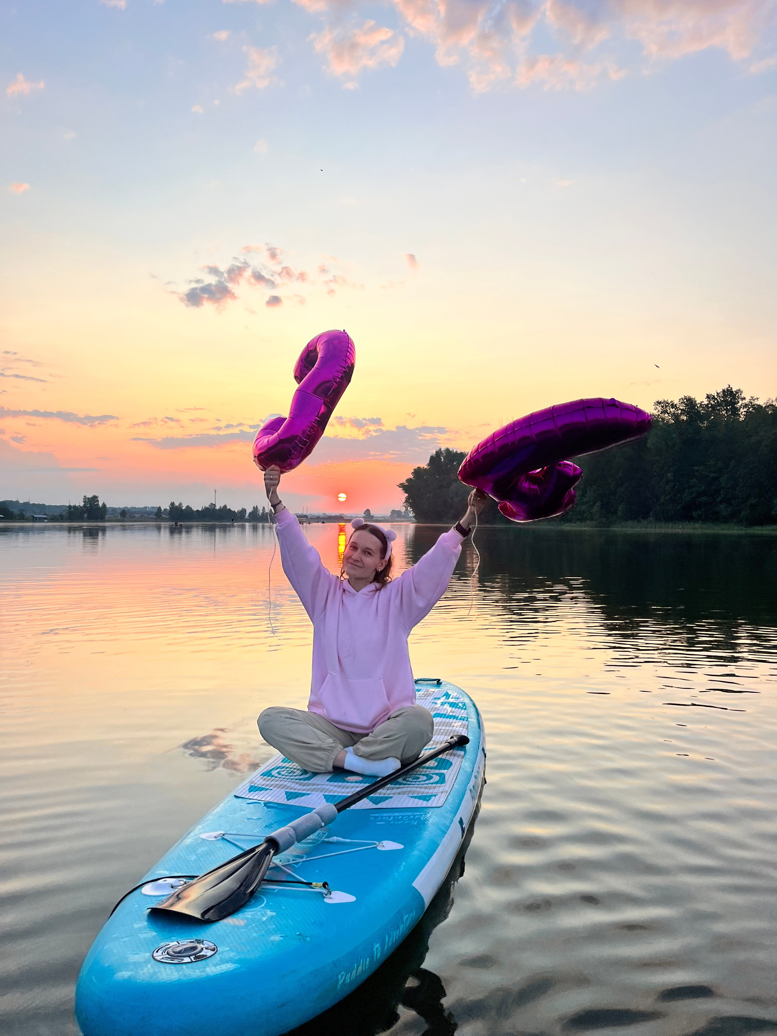 Рассветы на сапбордах в Уфе