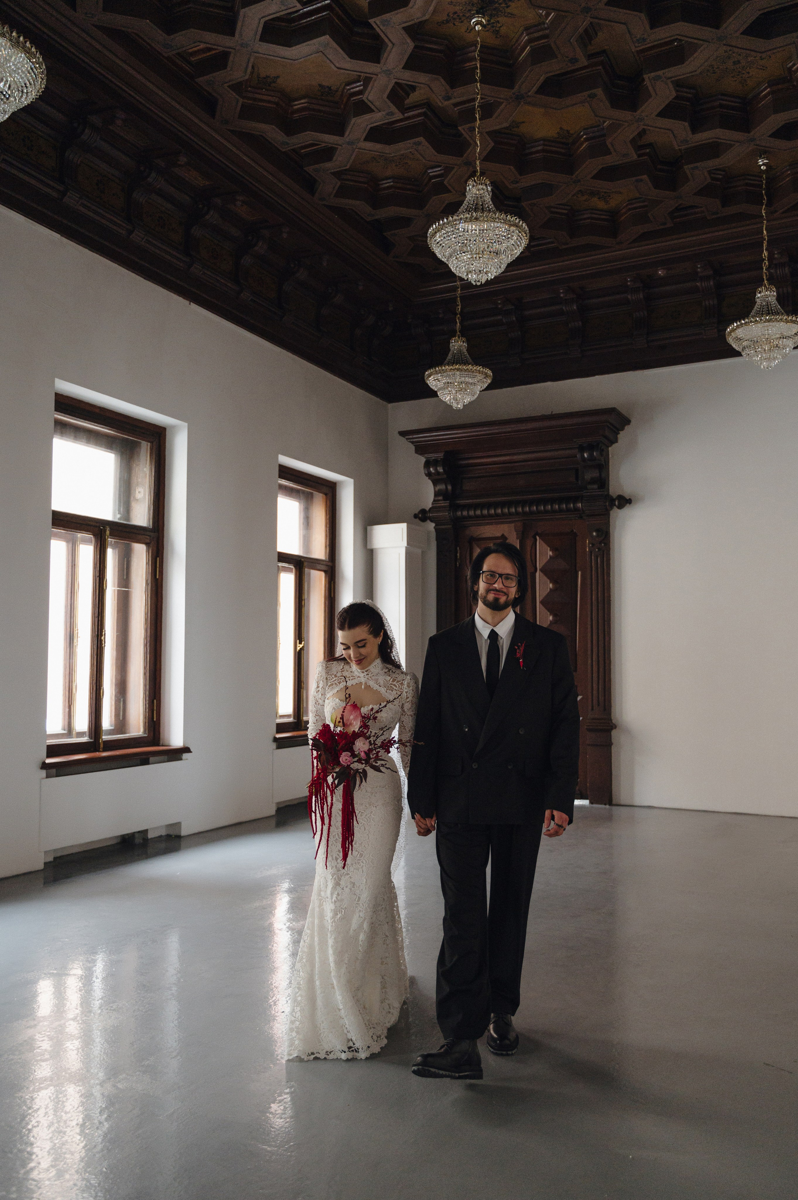 Денис и Анастасия. Метрополь и Особняк Спиридонова. Свадебный фотограф Москва и Санкт-Петербург. Анастасия Чудина