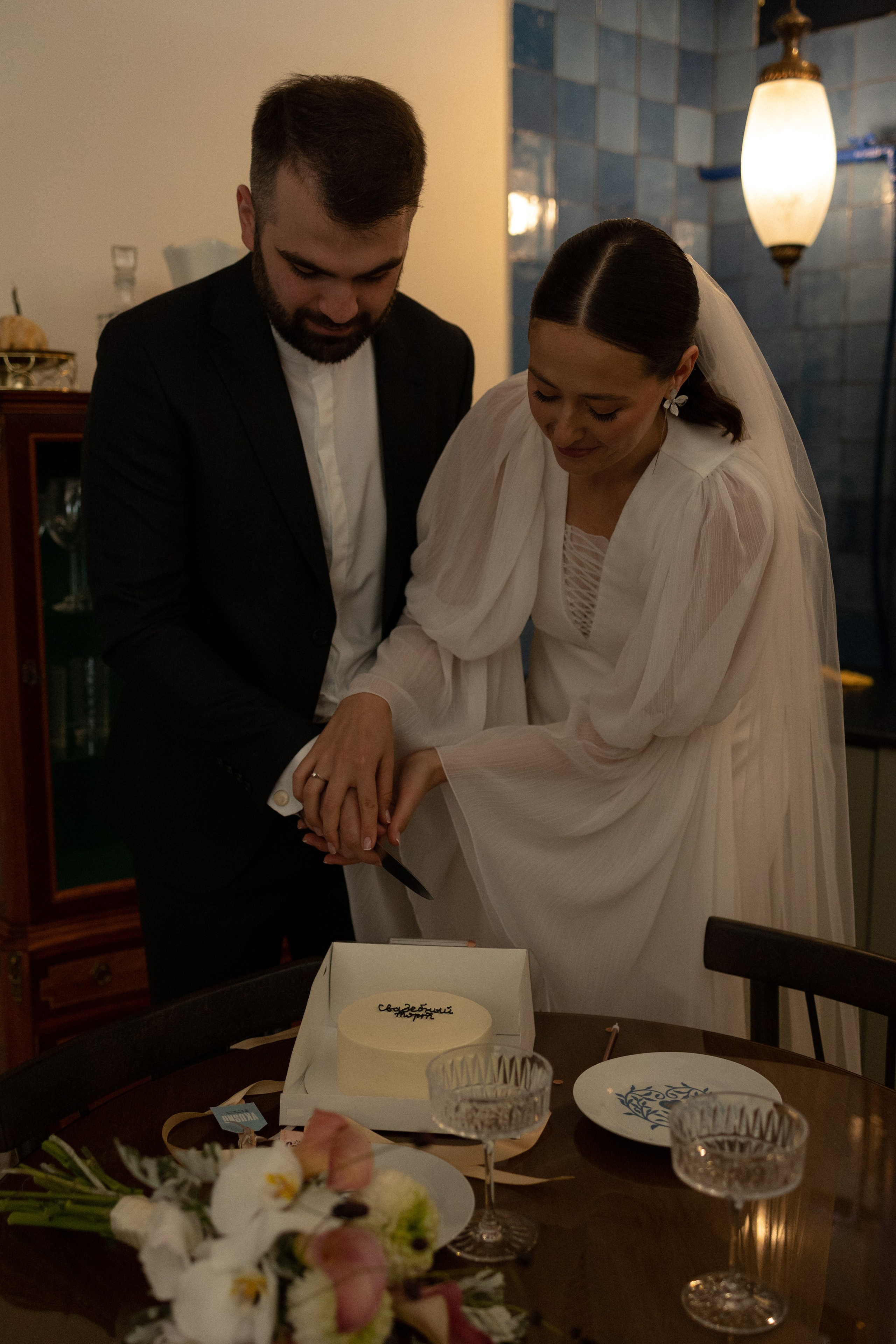 Свадебная фотосессия в студии/отеле. Фотограф в Санкт-Петербурге Шевченко Наталья