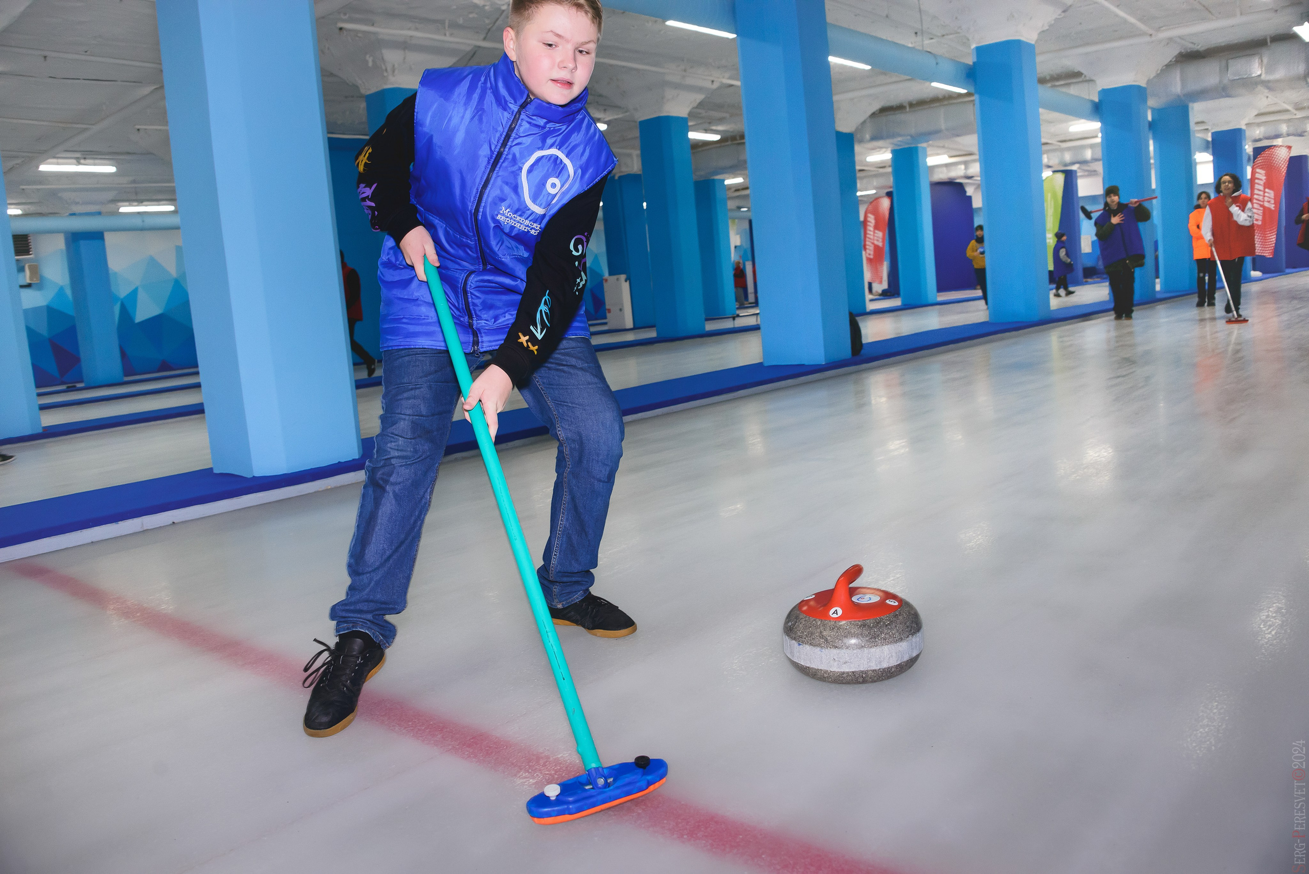 Кёрлинг, детский день рождения, Московский кёрлинг клуб. Ваш фотограф на праздник в Москве, Раменском, Жуковском, Люберцах