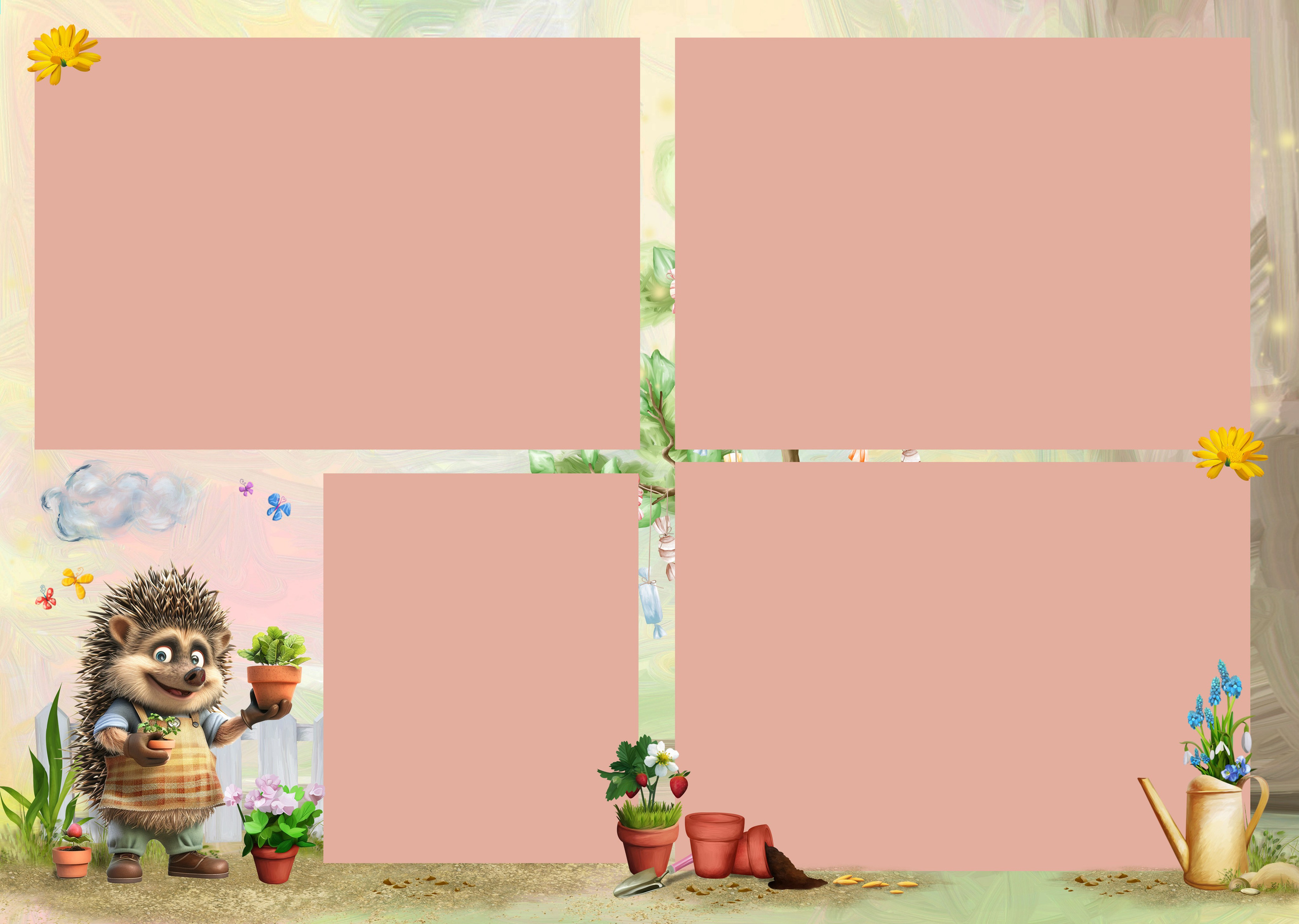 Дизайн — Ёжики. Medlori fotobook Выпускные альбомы в Липецке Лариса Медведева