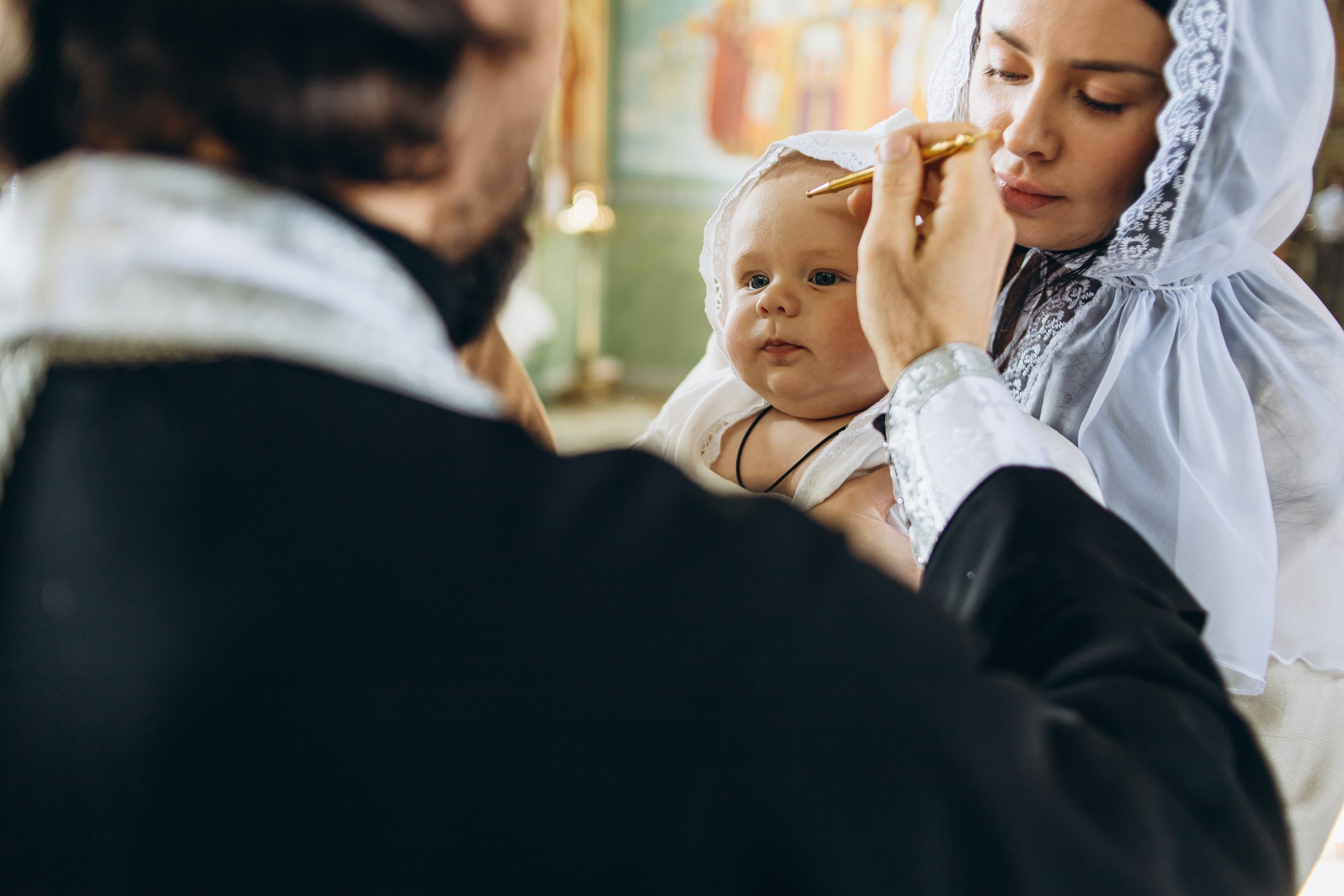 Крещение Матвея. Семейный фотограф в Волгодонске Краченцева Анна
