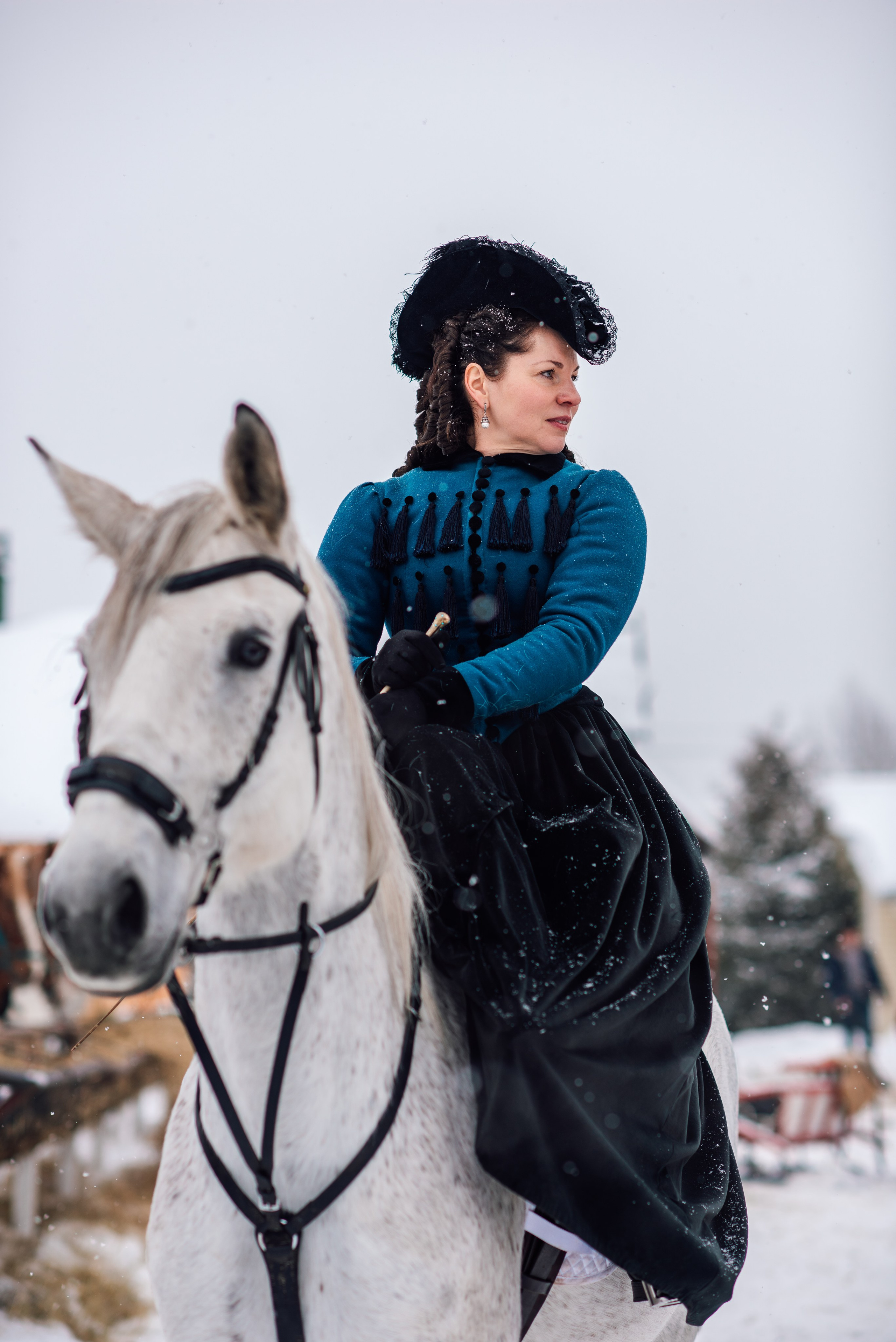 Зимняя парфорсная охота. Фотограф Диана Вальтер