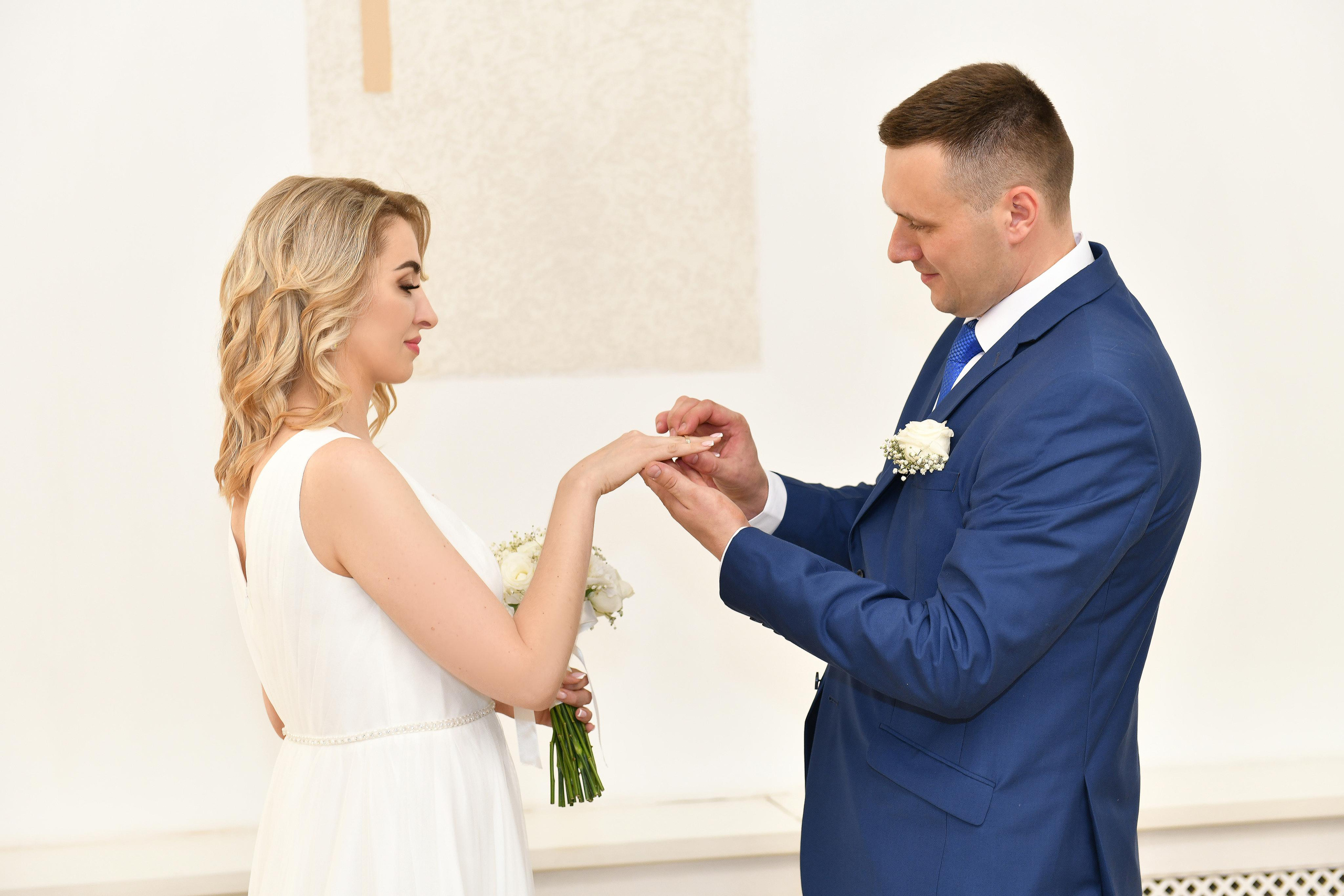 Регистрация брака Марии и Сергея. Свадебный и портретный фотограф в Москве Галина Борисова