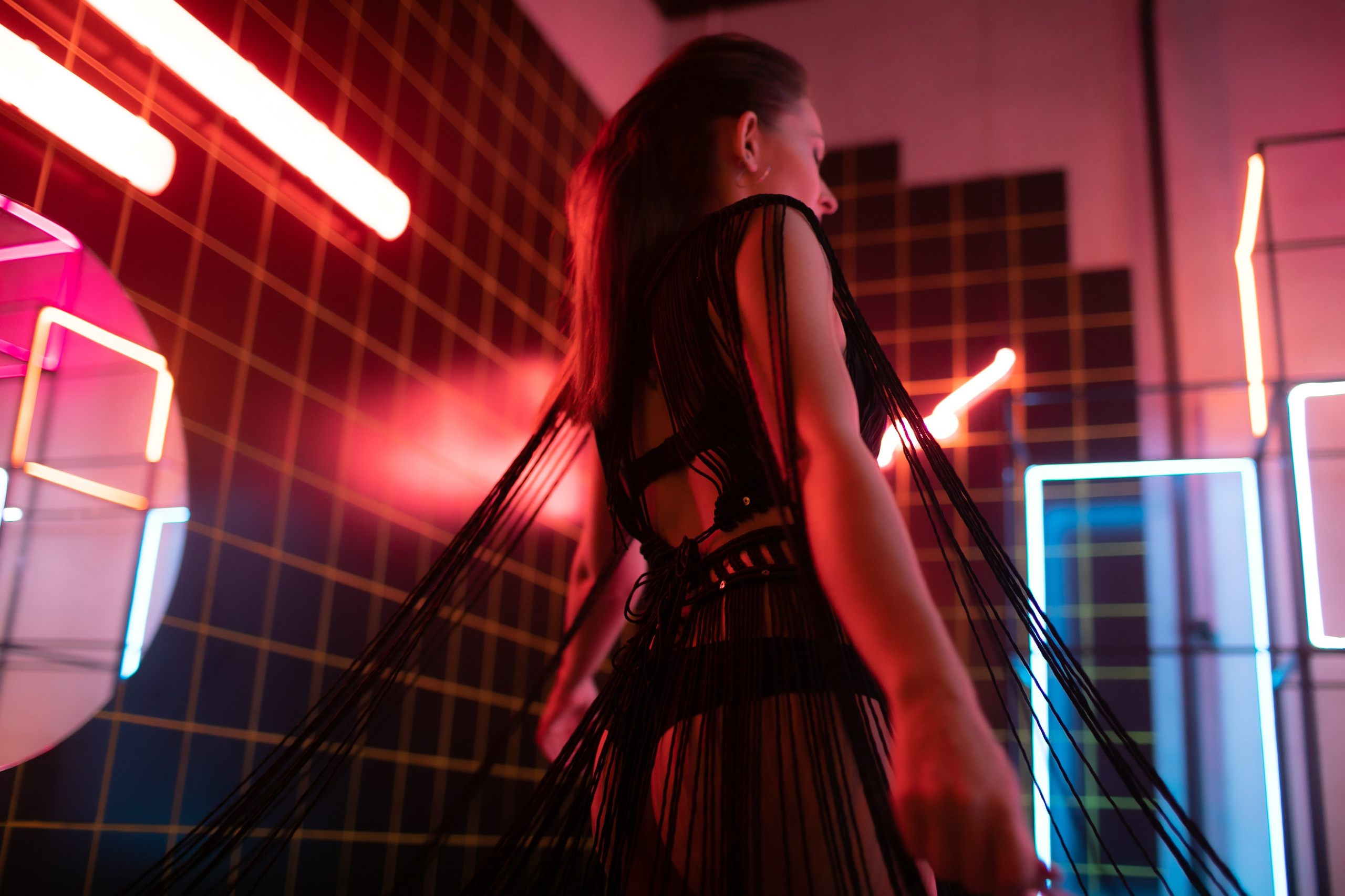 В Неоне. Семейный фотограф в Москве