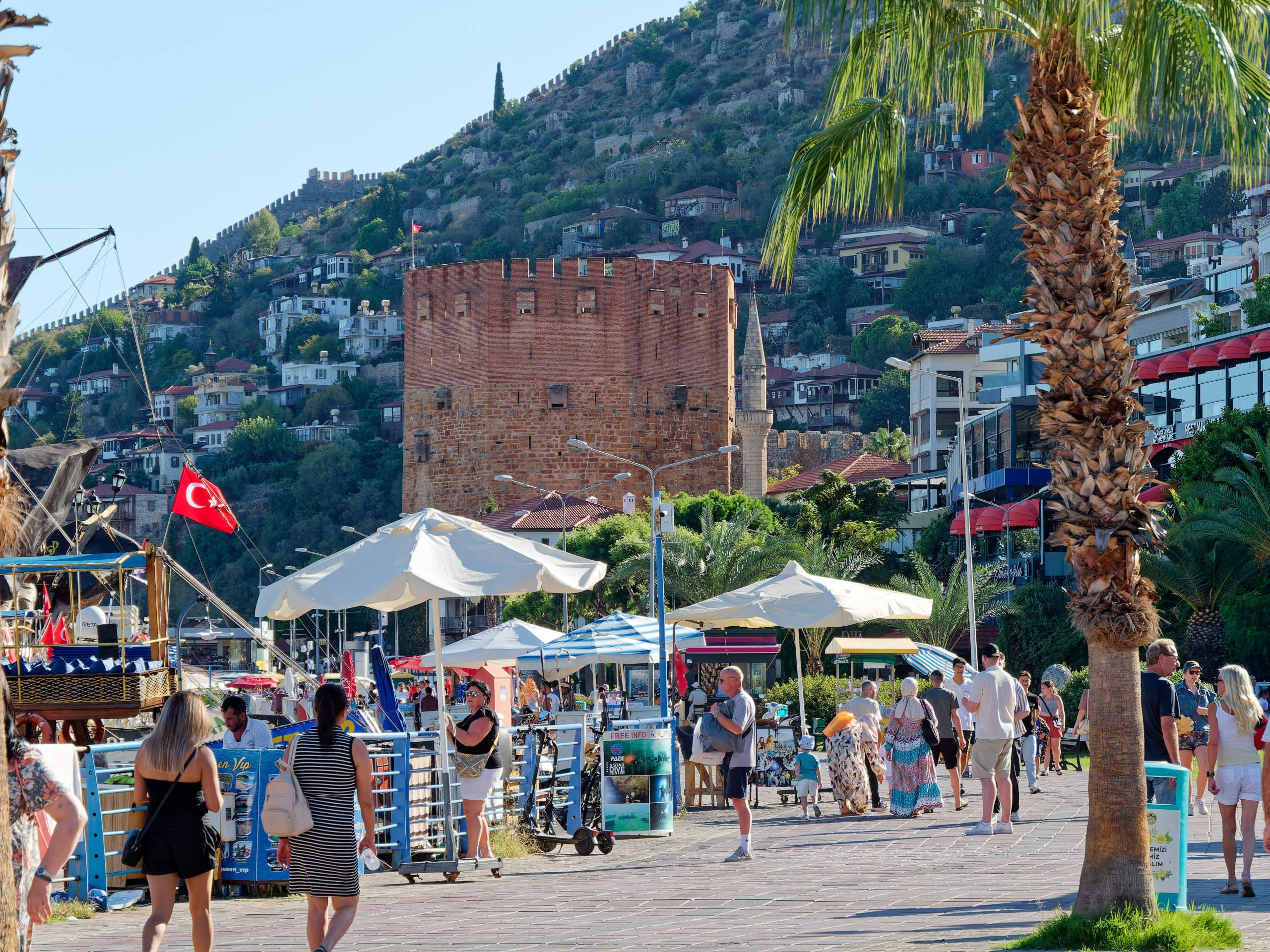 Алания 2025, порт и парк. Избранные фотографии