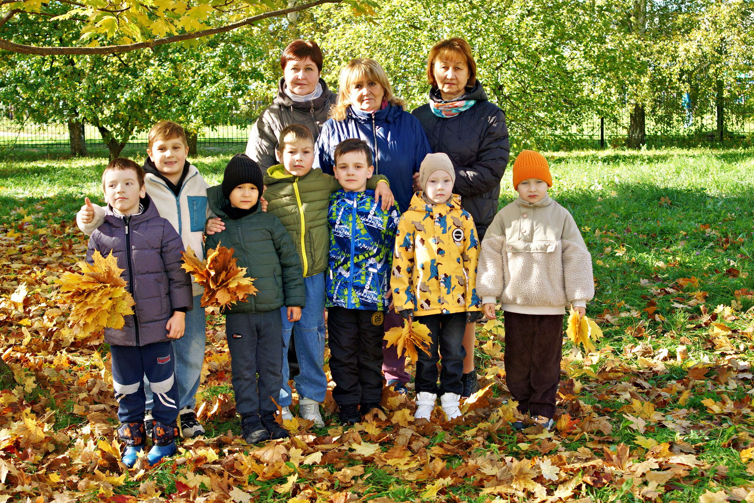 Осенняя фотосессия в детском саду г. Йошкар-Ола