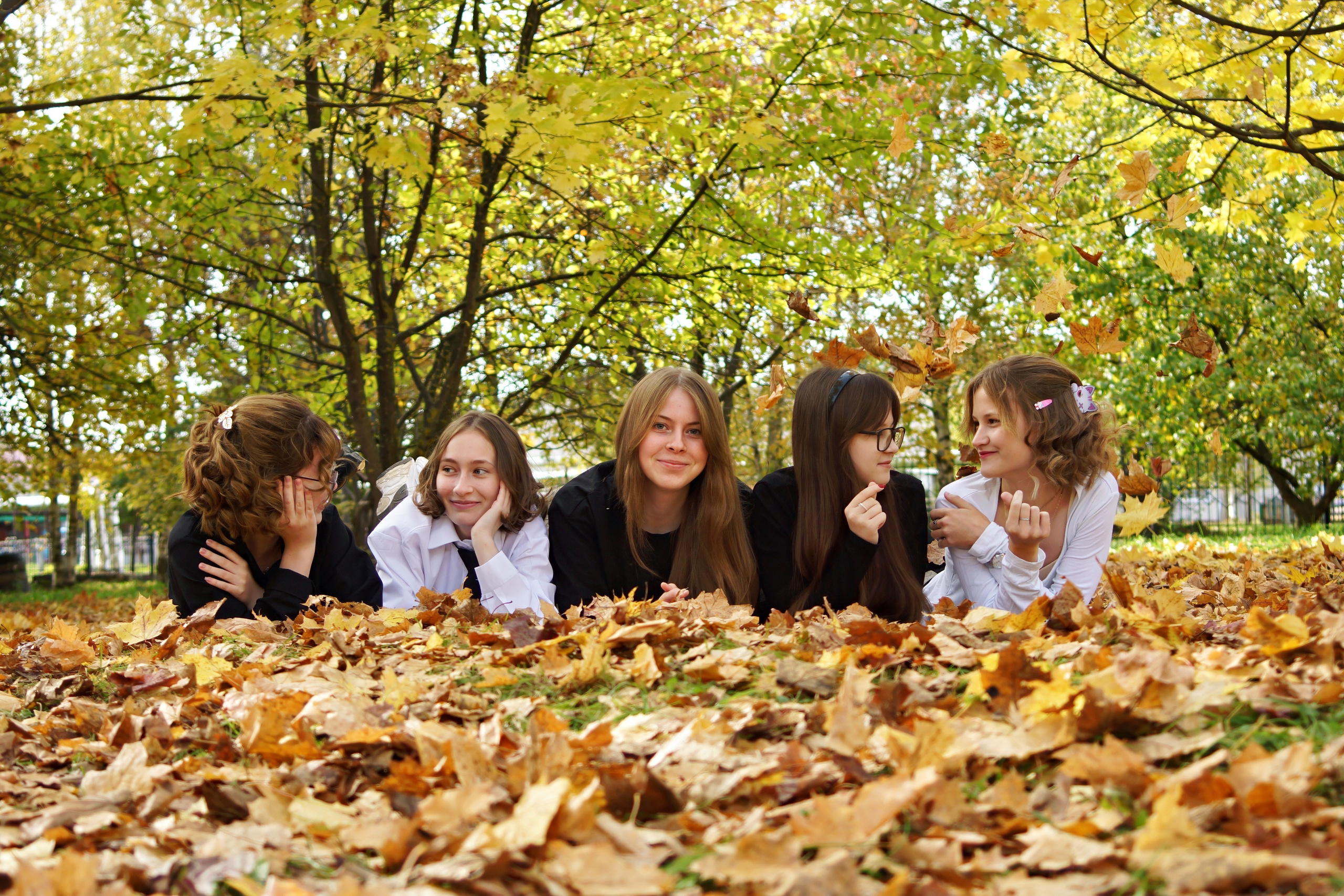 Осенняя фотосессия в школе г. Йошкар-Ола