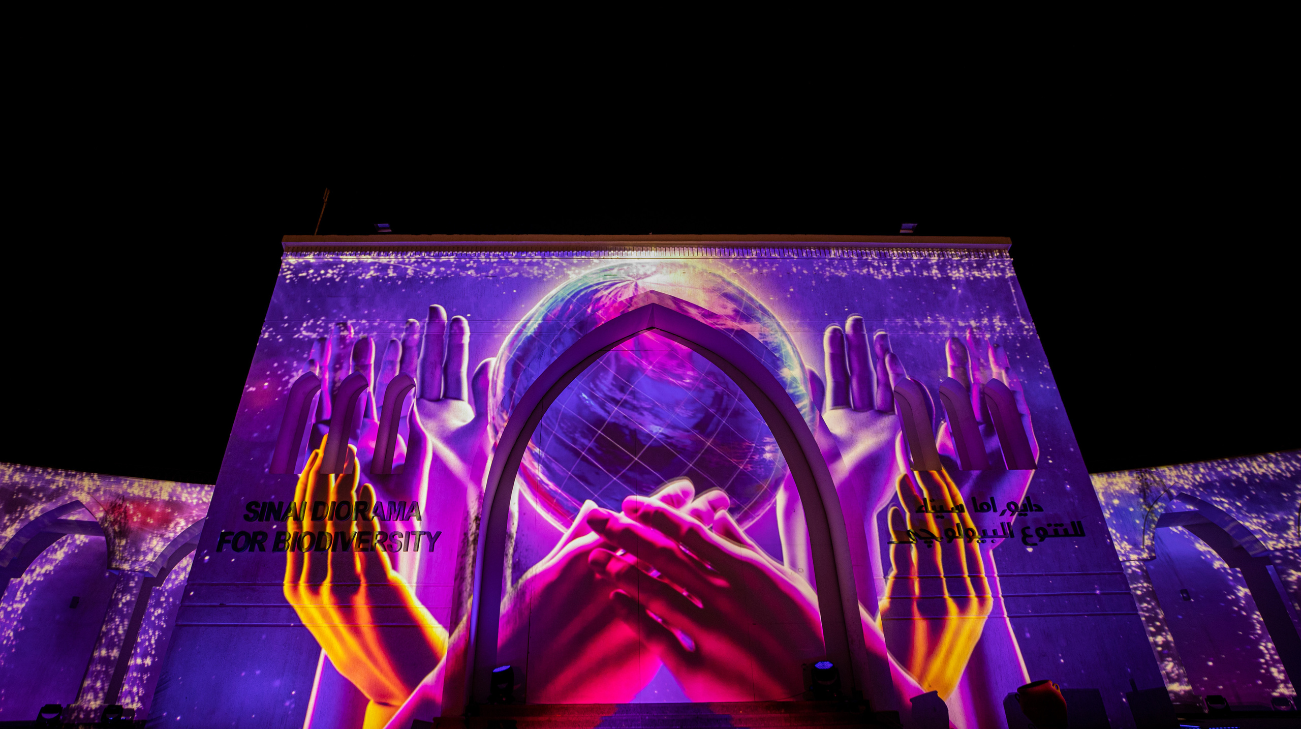 Мэппинг шоу для COP 27. OOPS