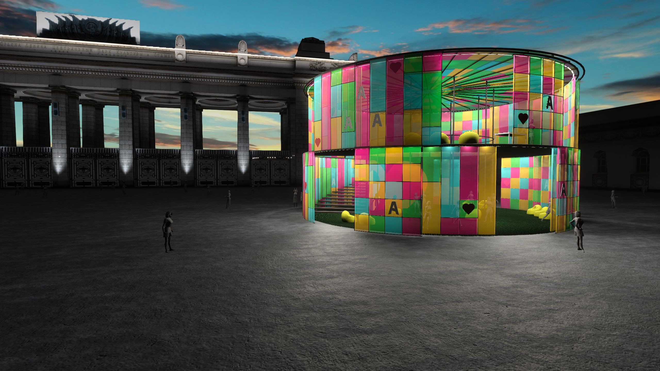 CHEERFUL PAVILION. OOPS TEAM