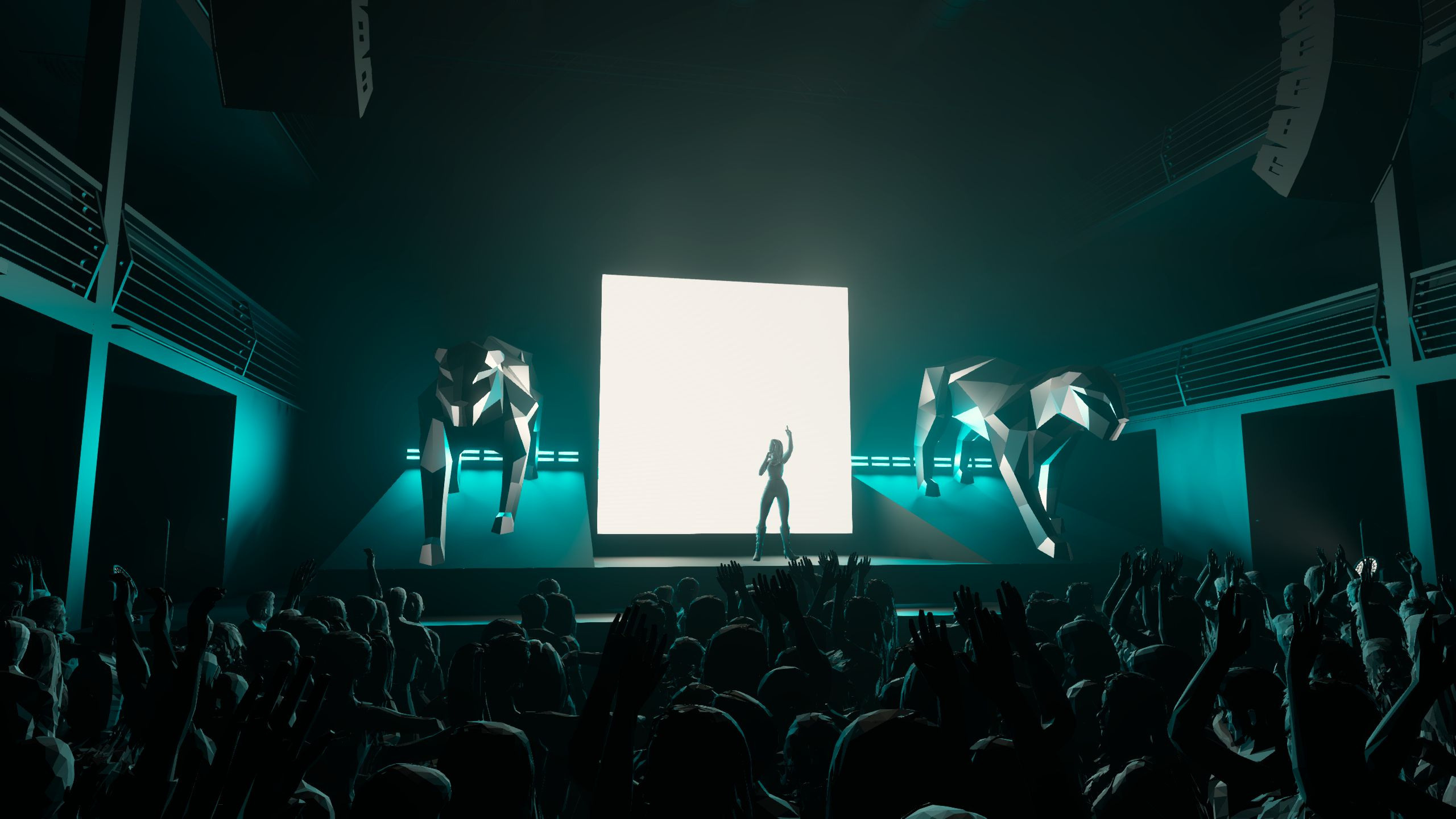 LOW POLY LIONESSES. OOPS TEAM